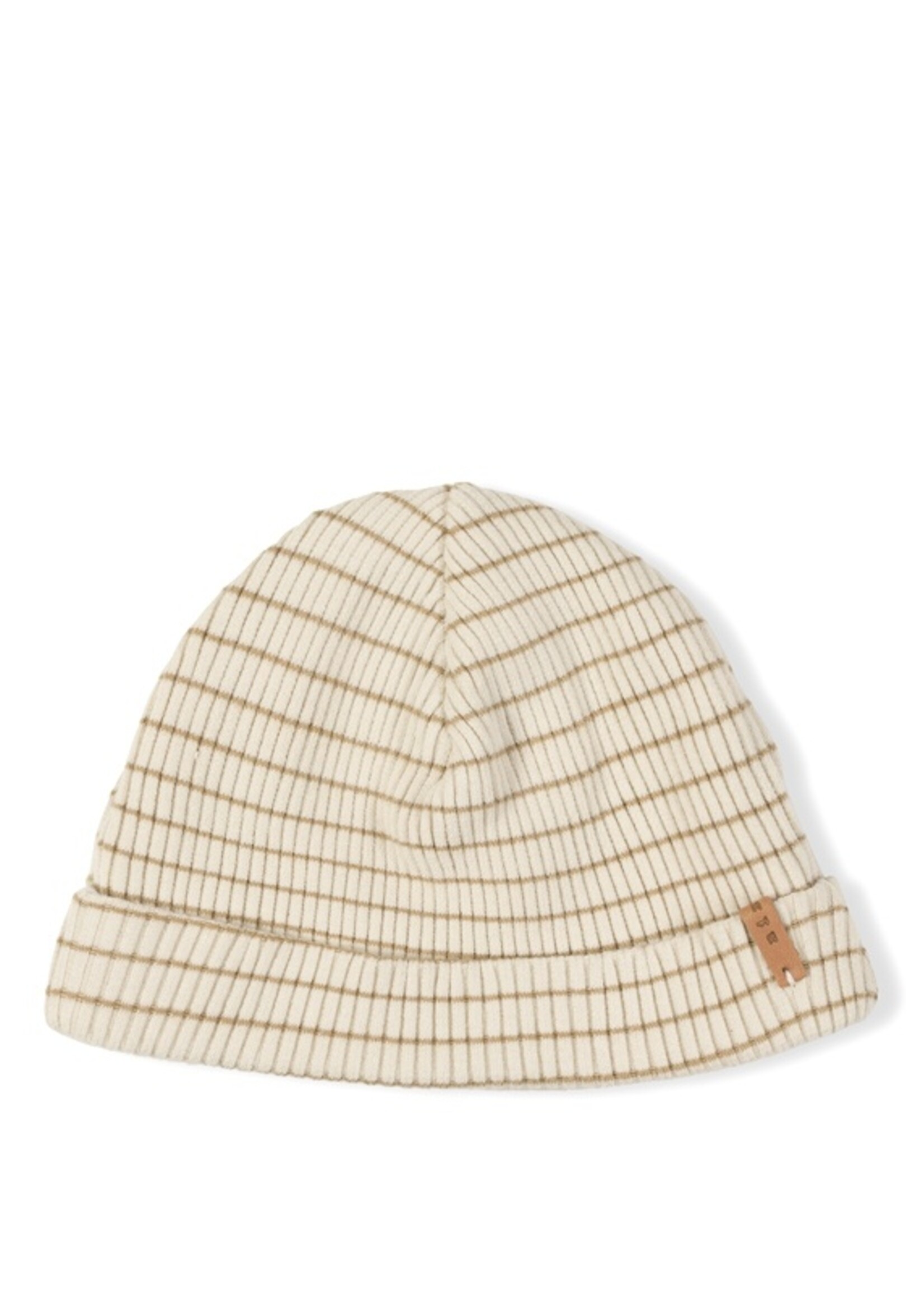 Nixnut Nixnut | Rib Beanie - Biscuit Stripe - 50/56