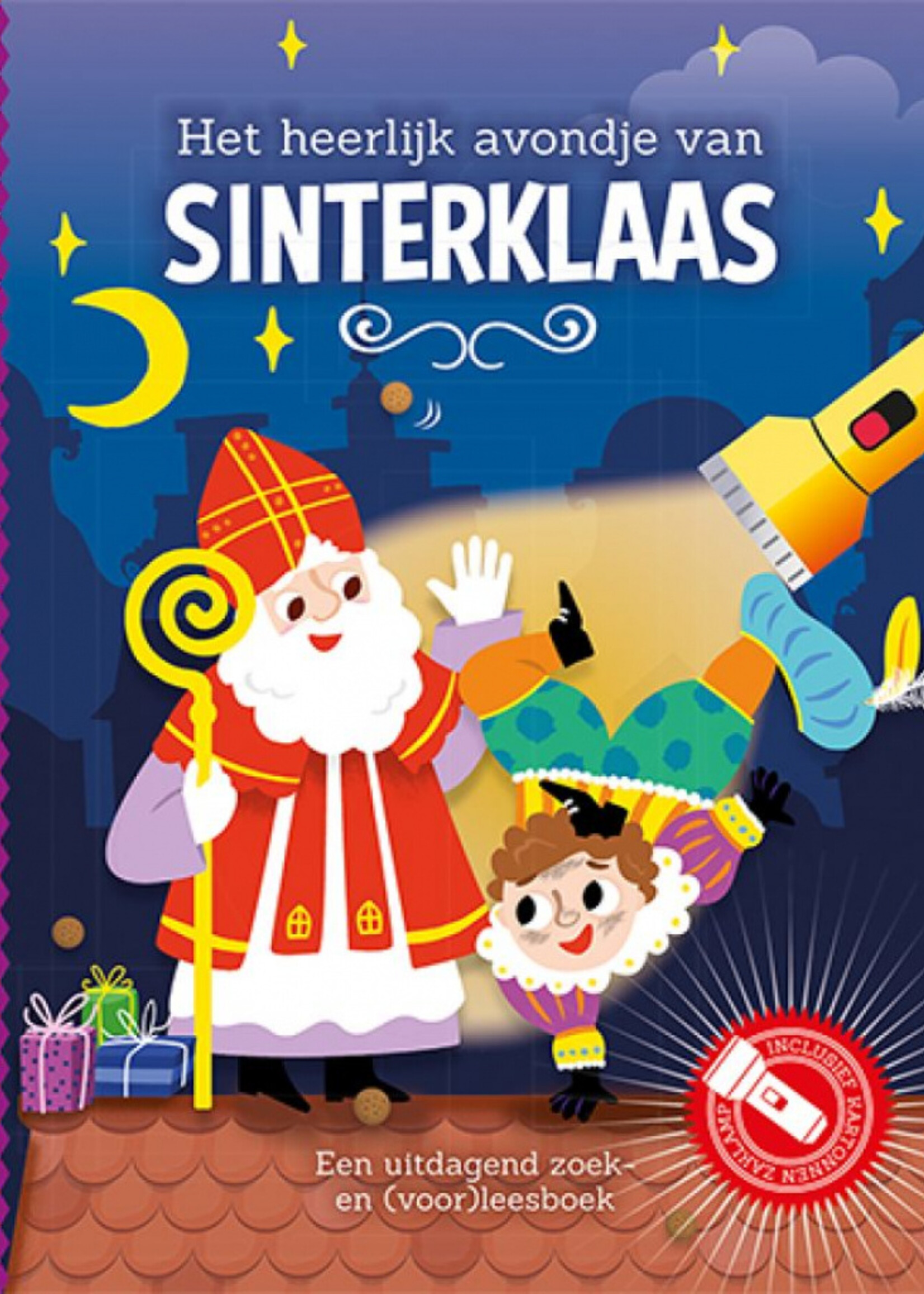 Zaklampboek | Het heerlijk avondje van Sinterklaas en Piet