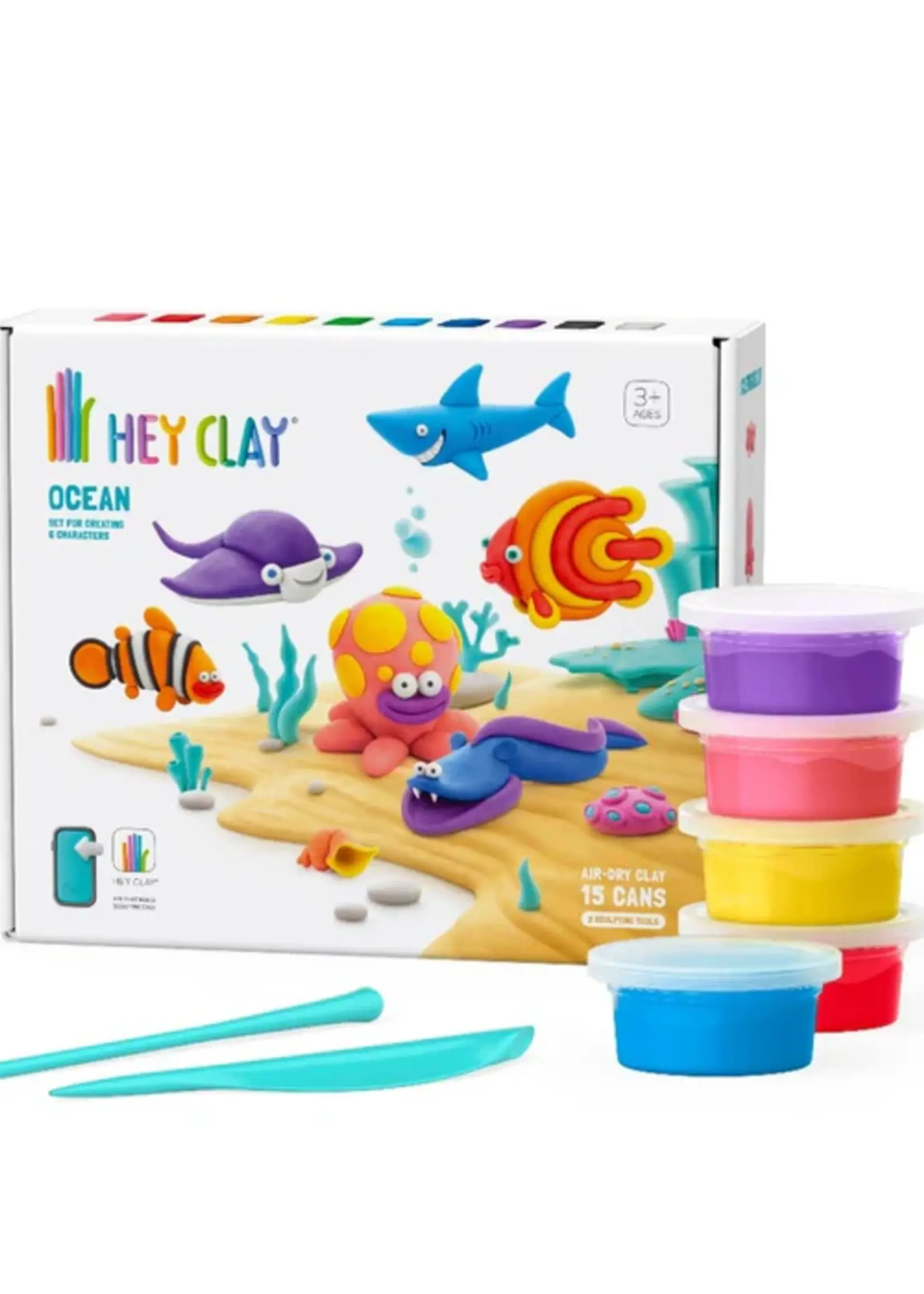 HeyClay HeyClay | Oceaan - Alles voor het maken van 6 figuurtjes