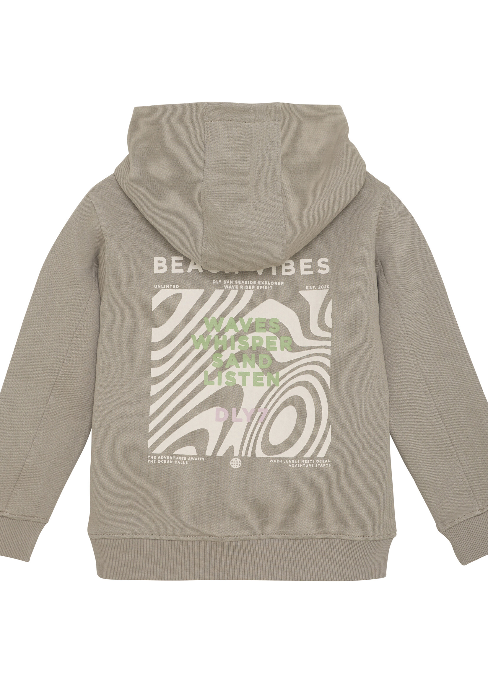 Daily7 Daily7 | Hoodie backprint – Khaki