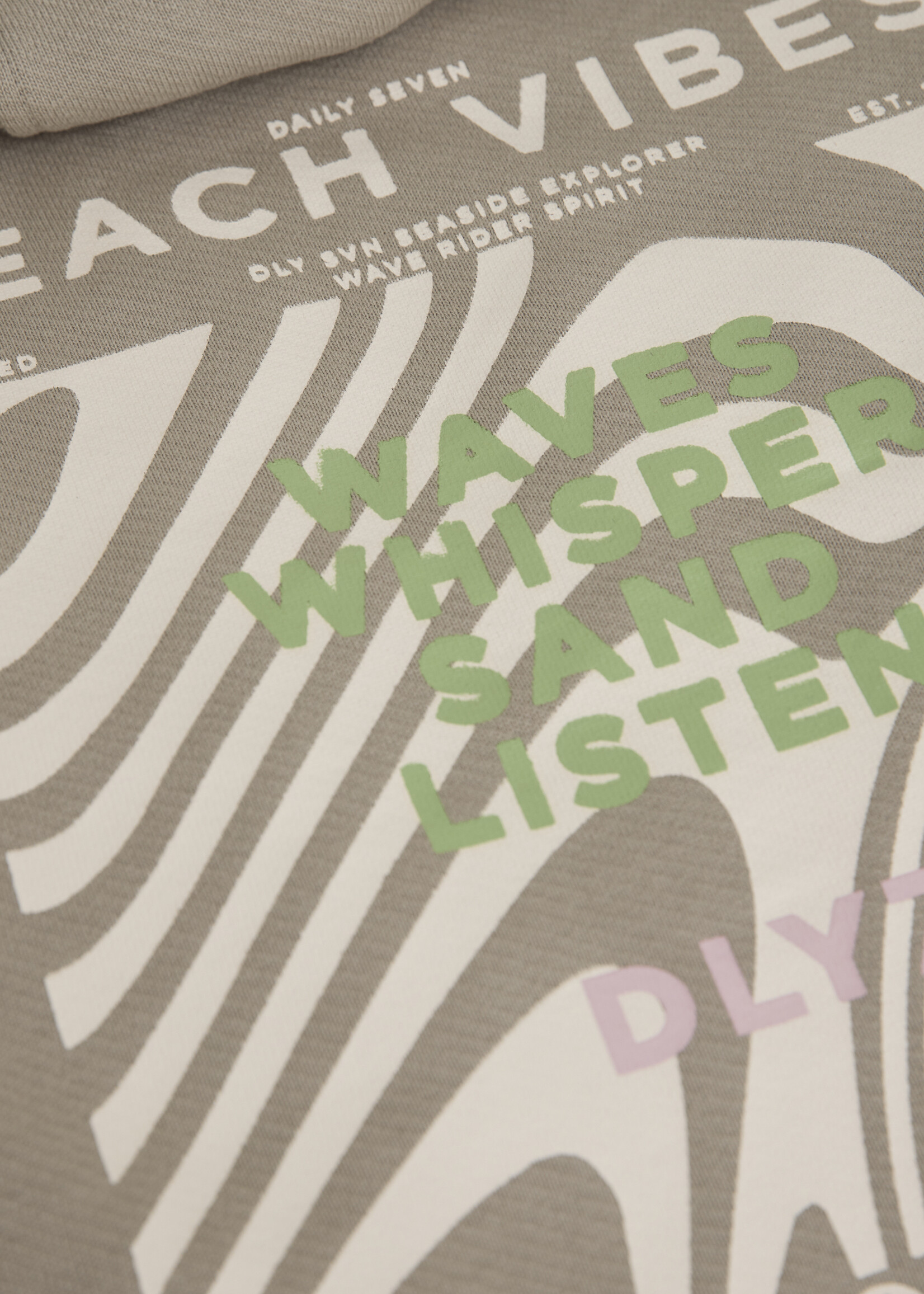 Daily7 Daily7 | Hoodie backprint – Khaki