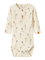 Lil’ Atelier | NBMGAVO ELM LS SLIM BODY LIL NOOS - Turtledove