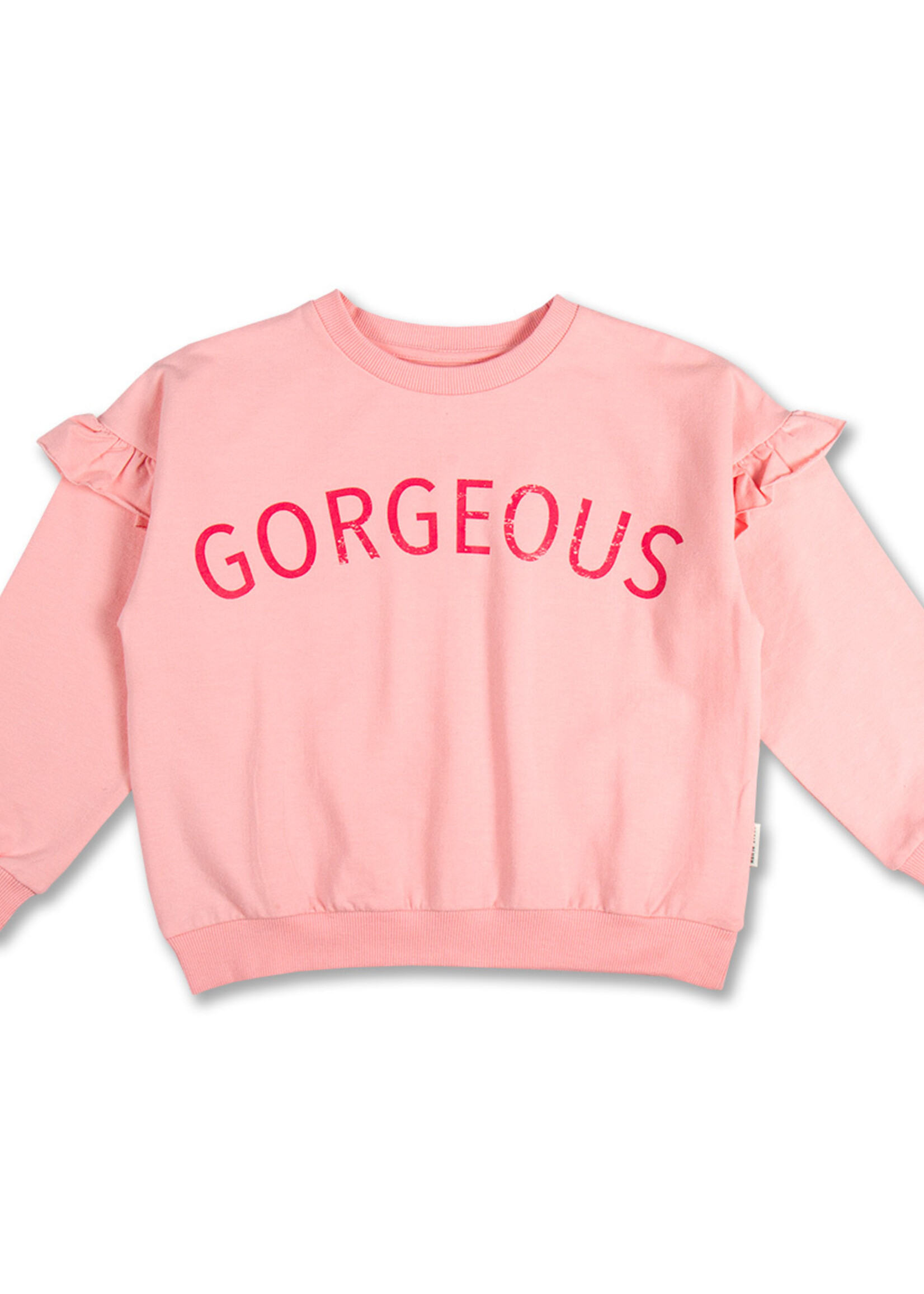 Petit Blush Petit Blush | Ruffle Sweater - Crystal Rose