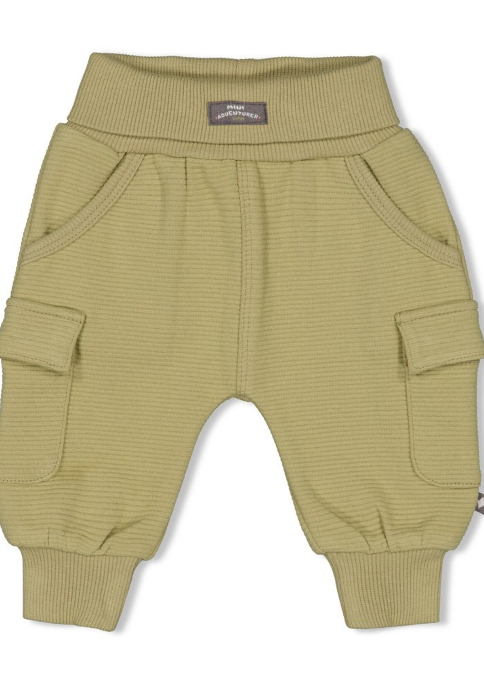Feetje Feetje | Broek rib Min Adventur - Olijf