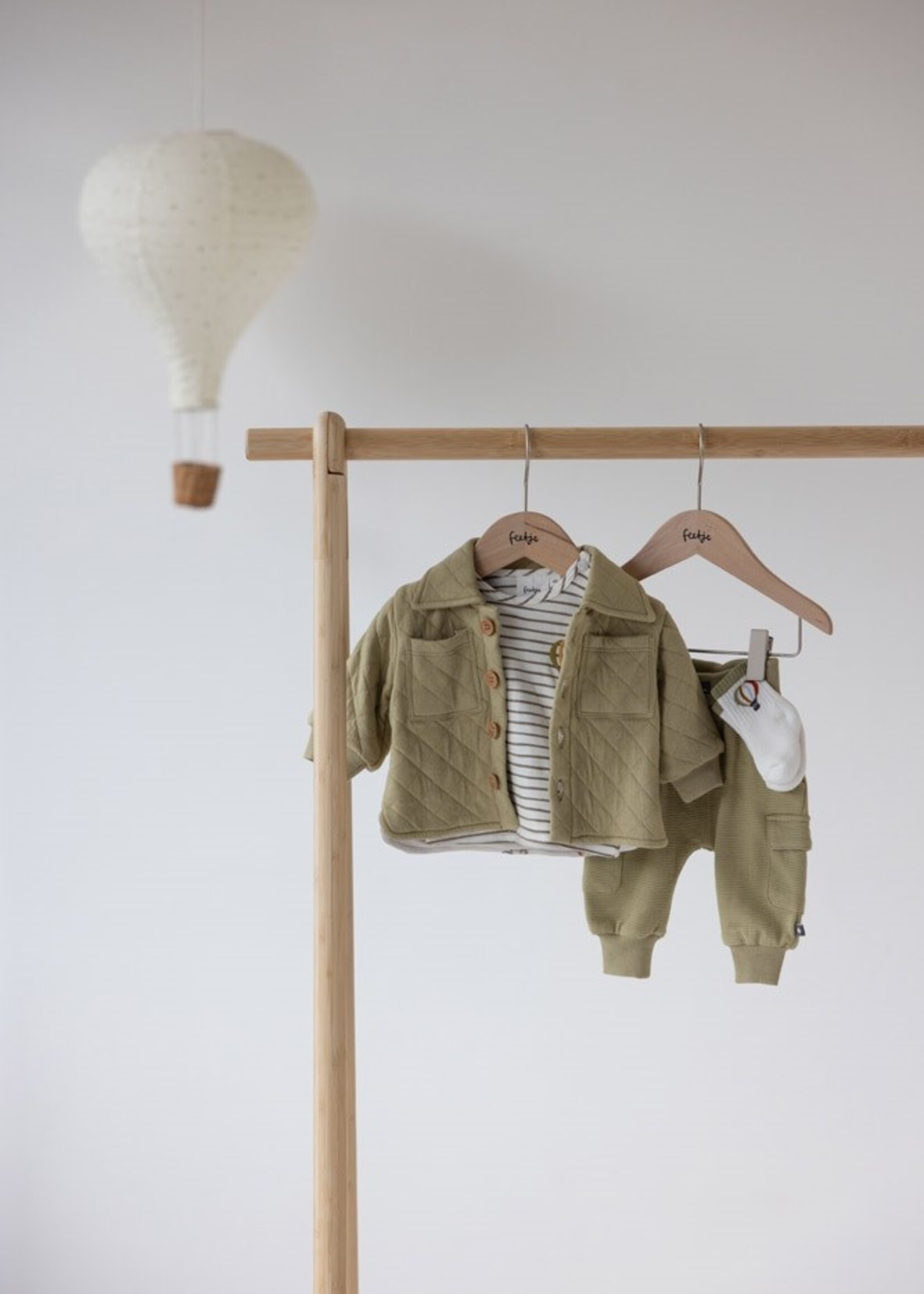 Feetje Feetje | Broek rib Min Adventur - Olijf