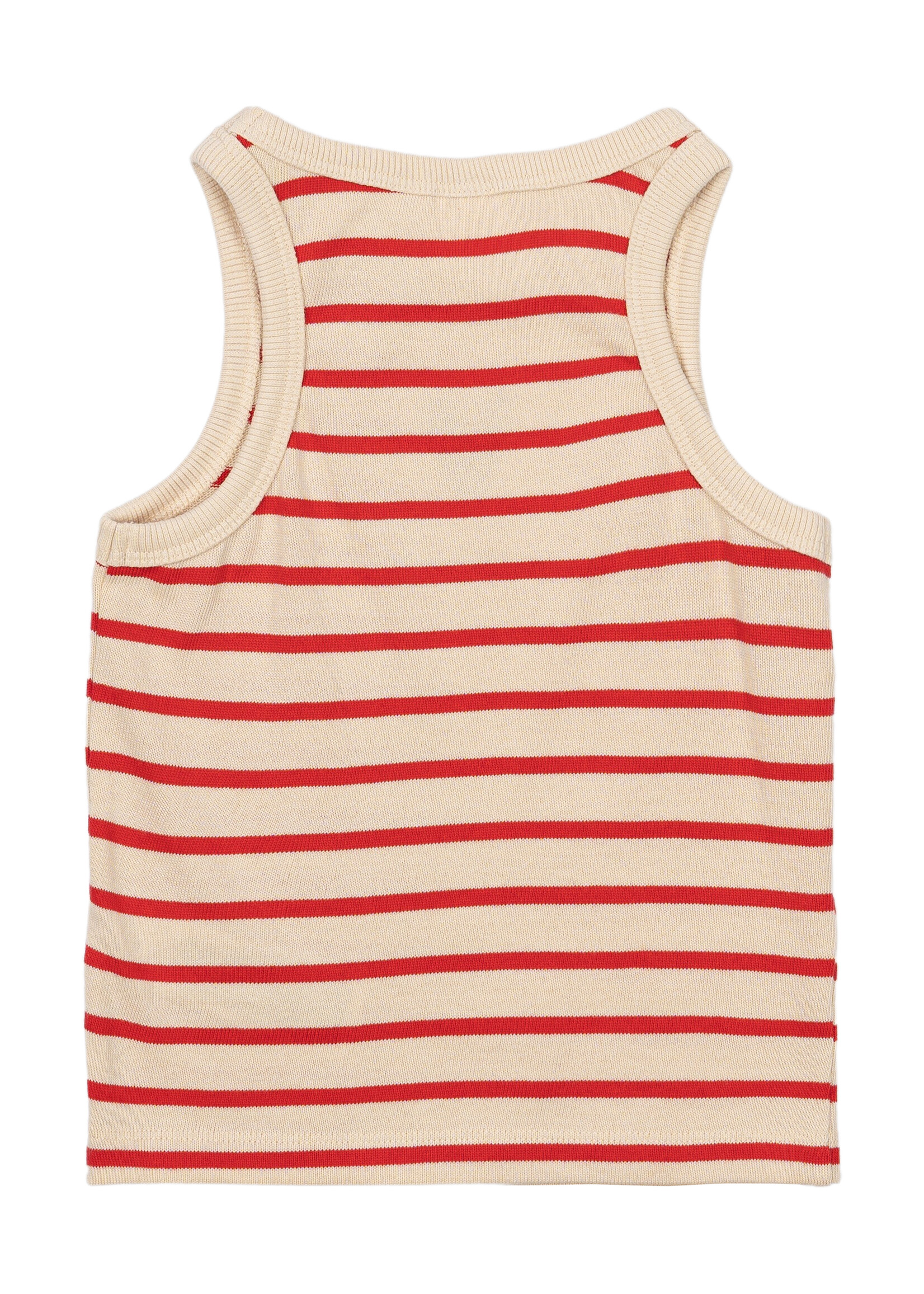THE NEW The New | SL Top – Nil Short Top – Poppy Red Striped