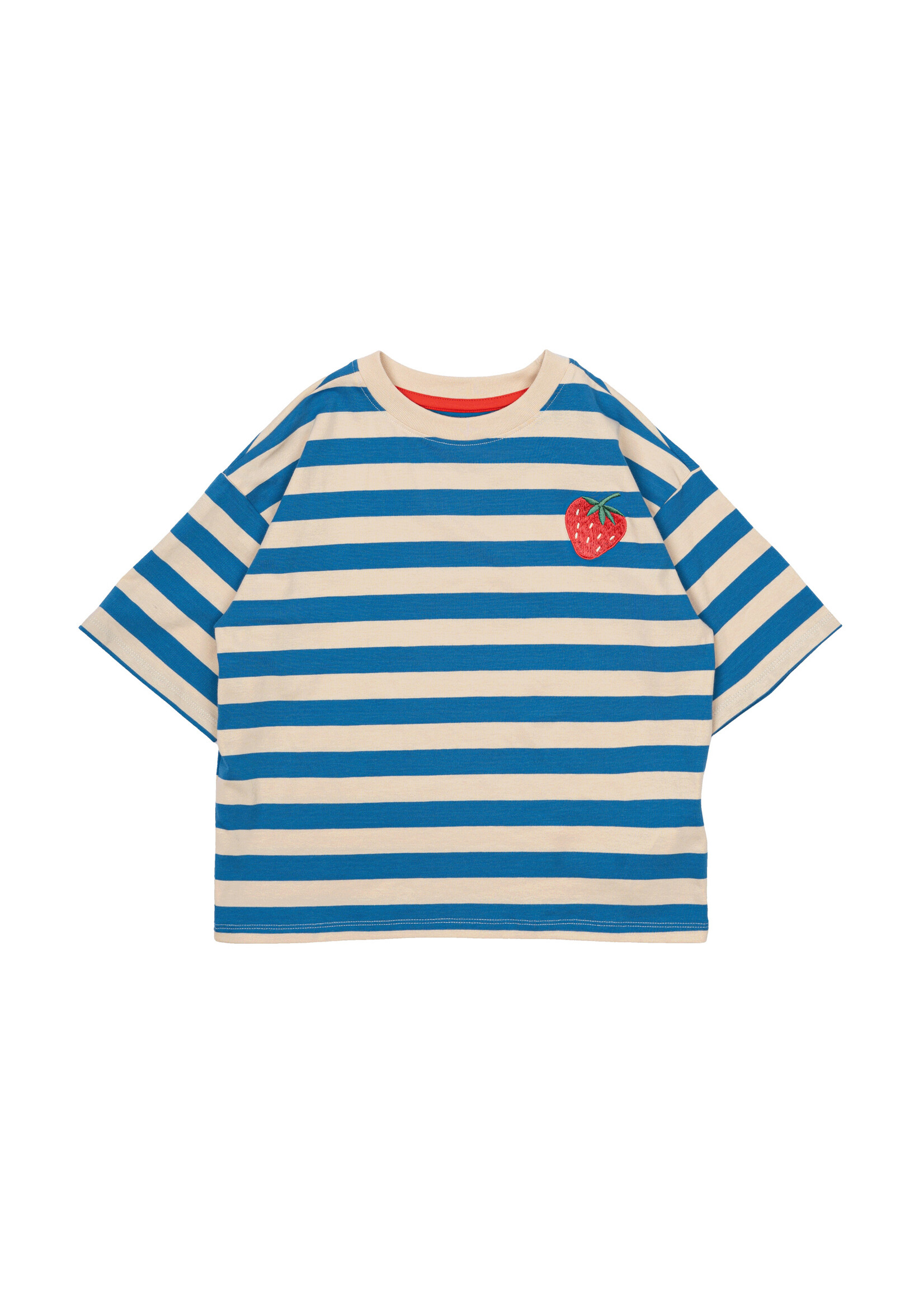 THE NEW The New | SS Tee – Nanny  Tee – White Swan Striped