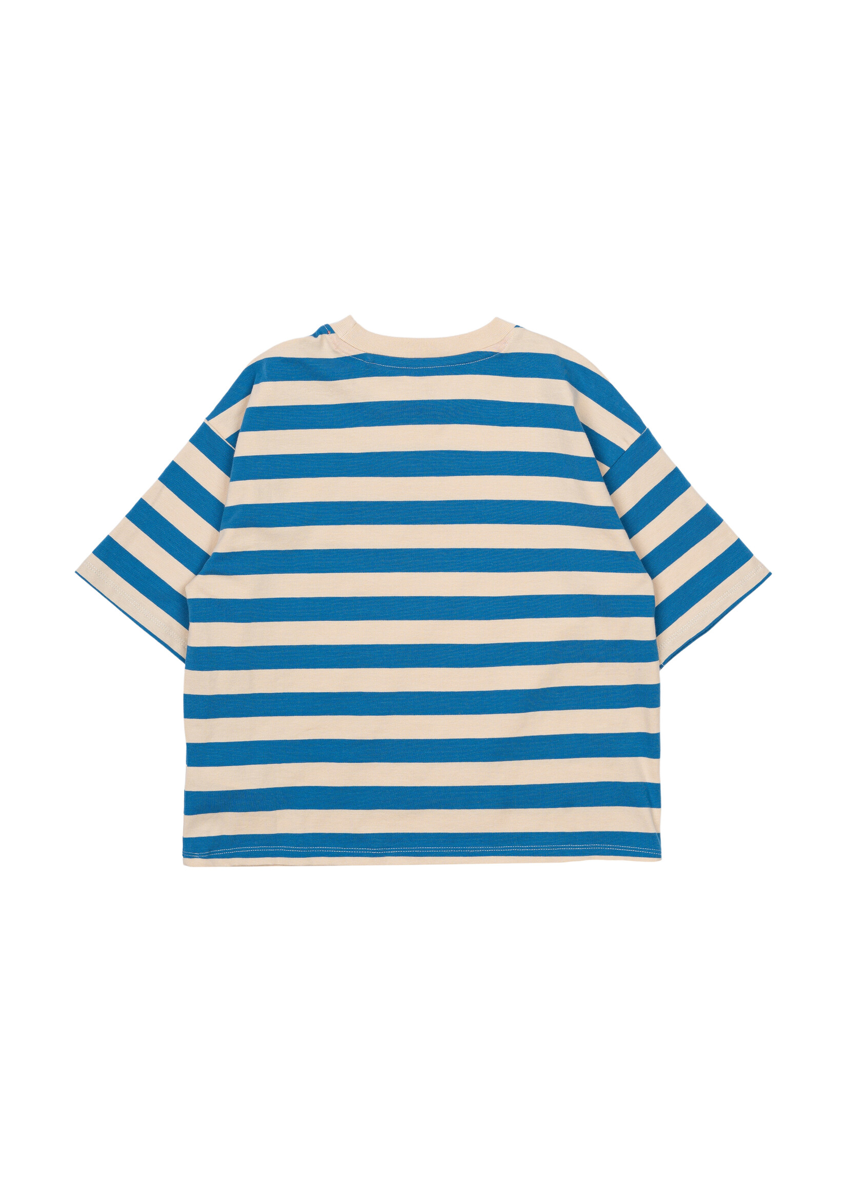 THE NEW The New | SS Tee – Nanny  Tee – White Swan Striped