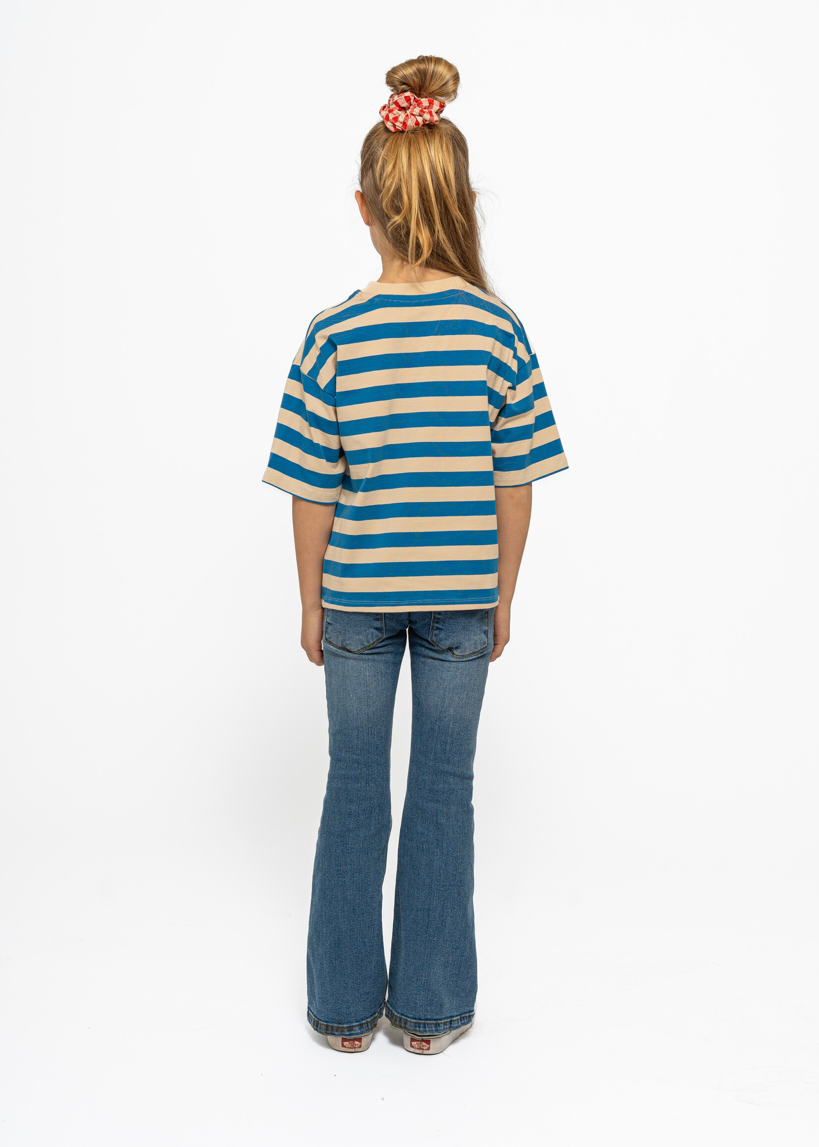 THE NEW The New | SS Tee – Nanny  Tee – White Swan Striped