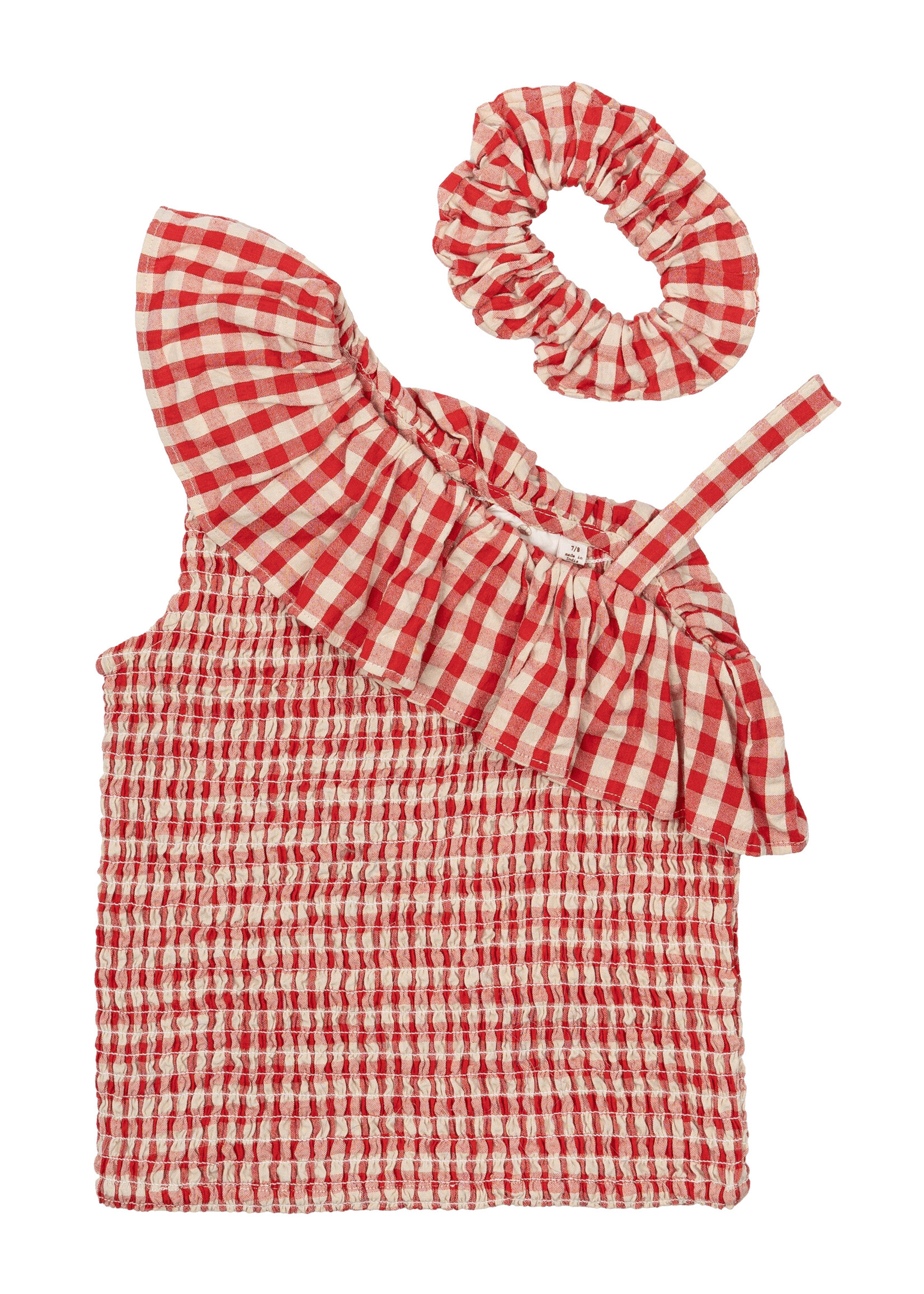 THE NEW The New | Top – Nally Short S_L Top – Poppy Red Check