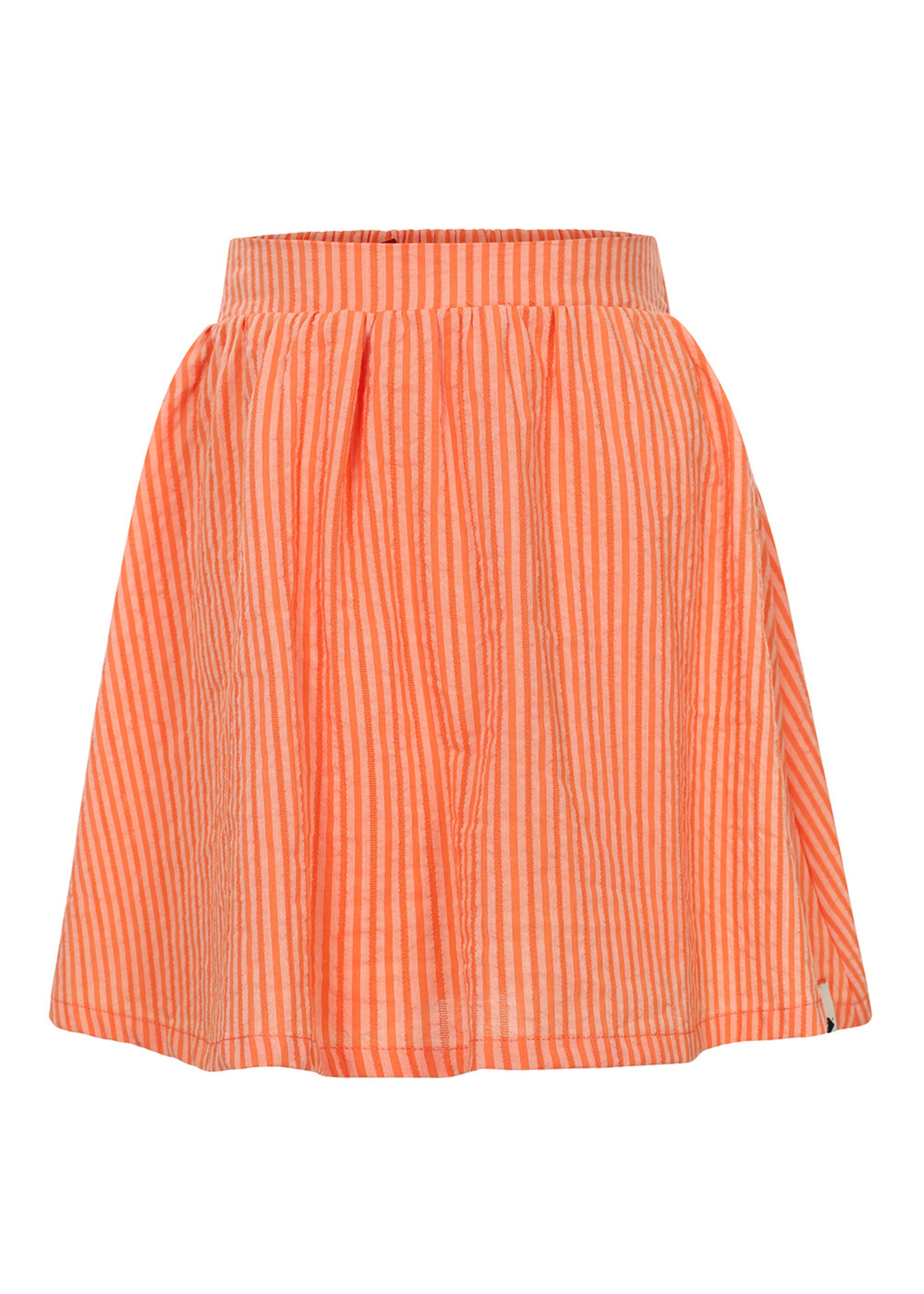 LOOXS Little LOOXS Little | Little Striped Woven Skirt - TANGERINE STRIPE