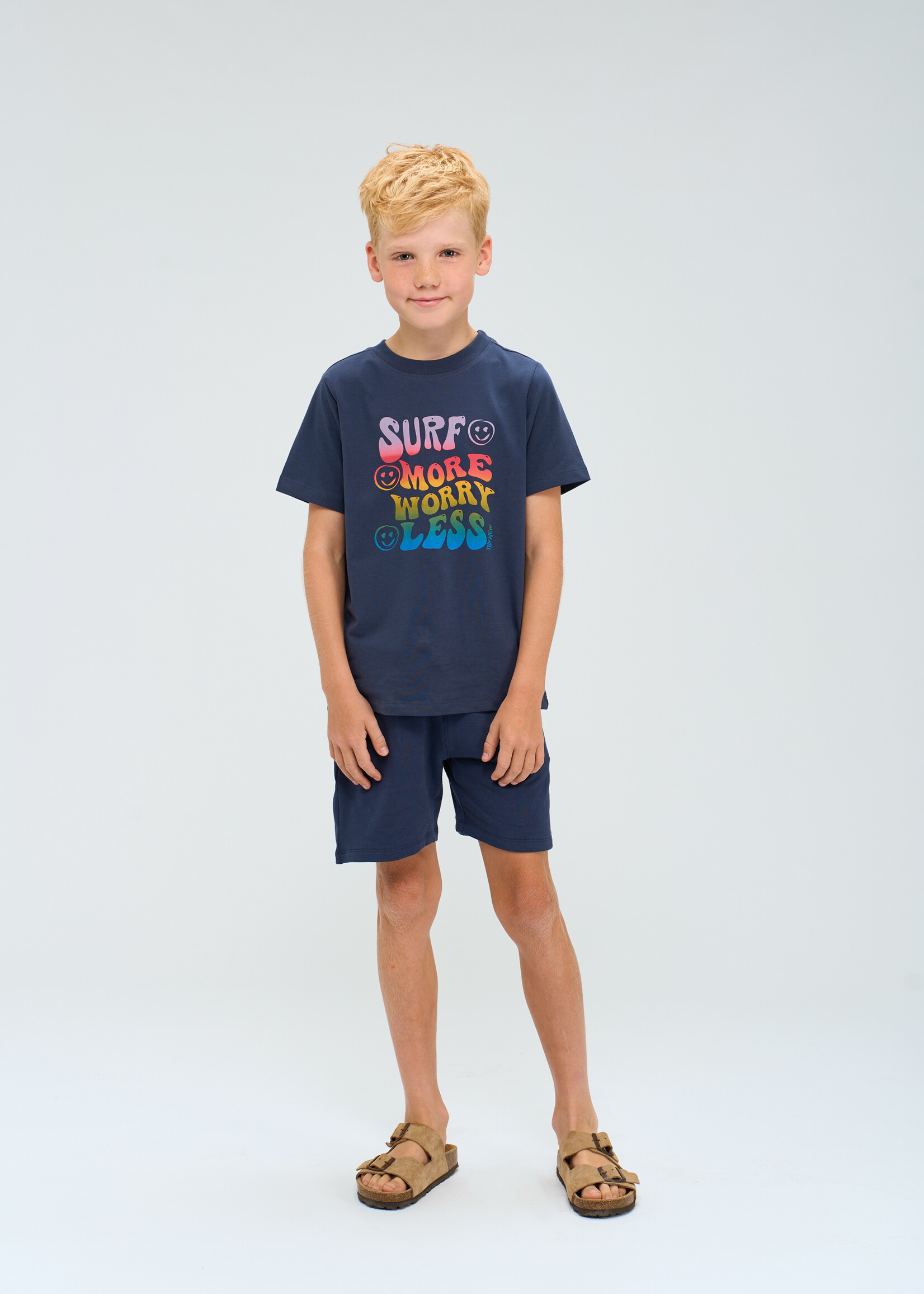 THE NEW The New | SS Tee - Olsen OS - Mood indigo