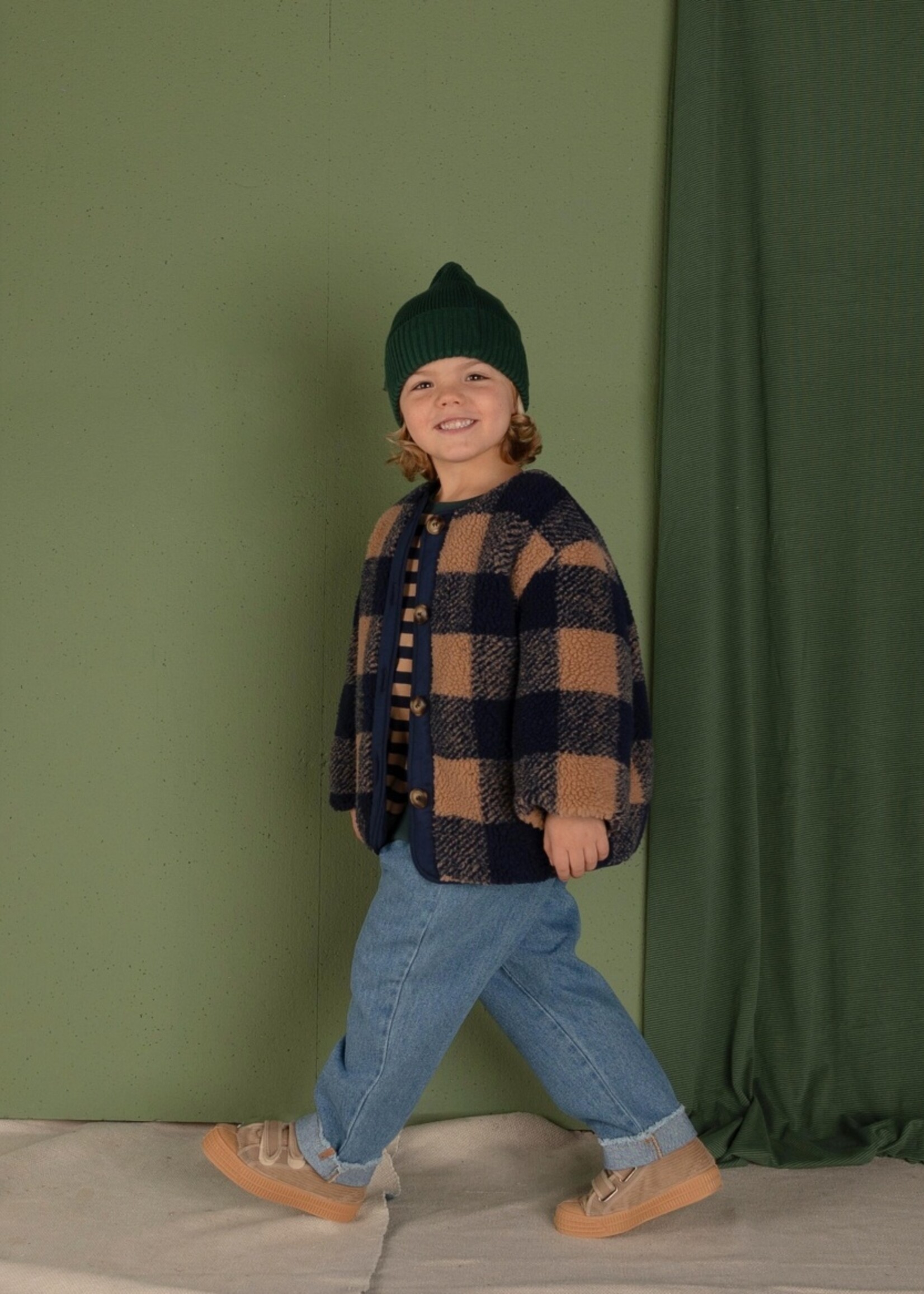 Nixnut Nixnut | Check Jacket - Navy Checkered