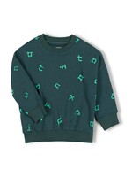 Nixnut Nixnut | Stamp Sweater - Moss