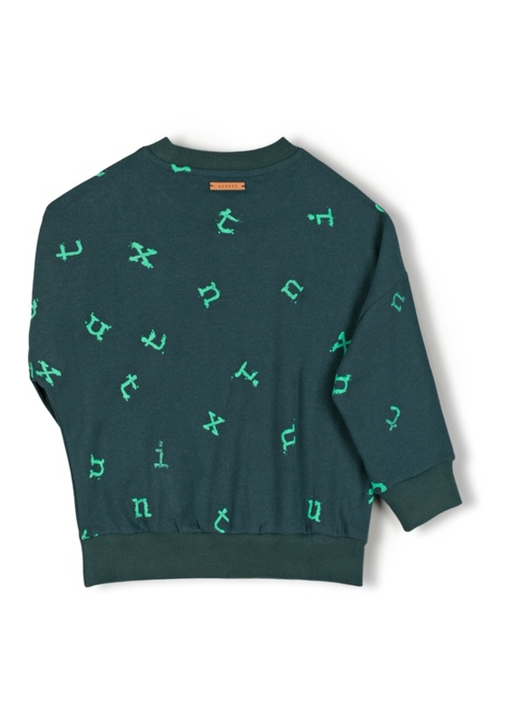 Nixnut Nixnut | Stamp Sweater - Moss