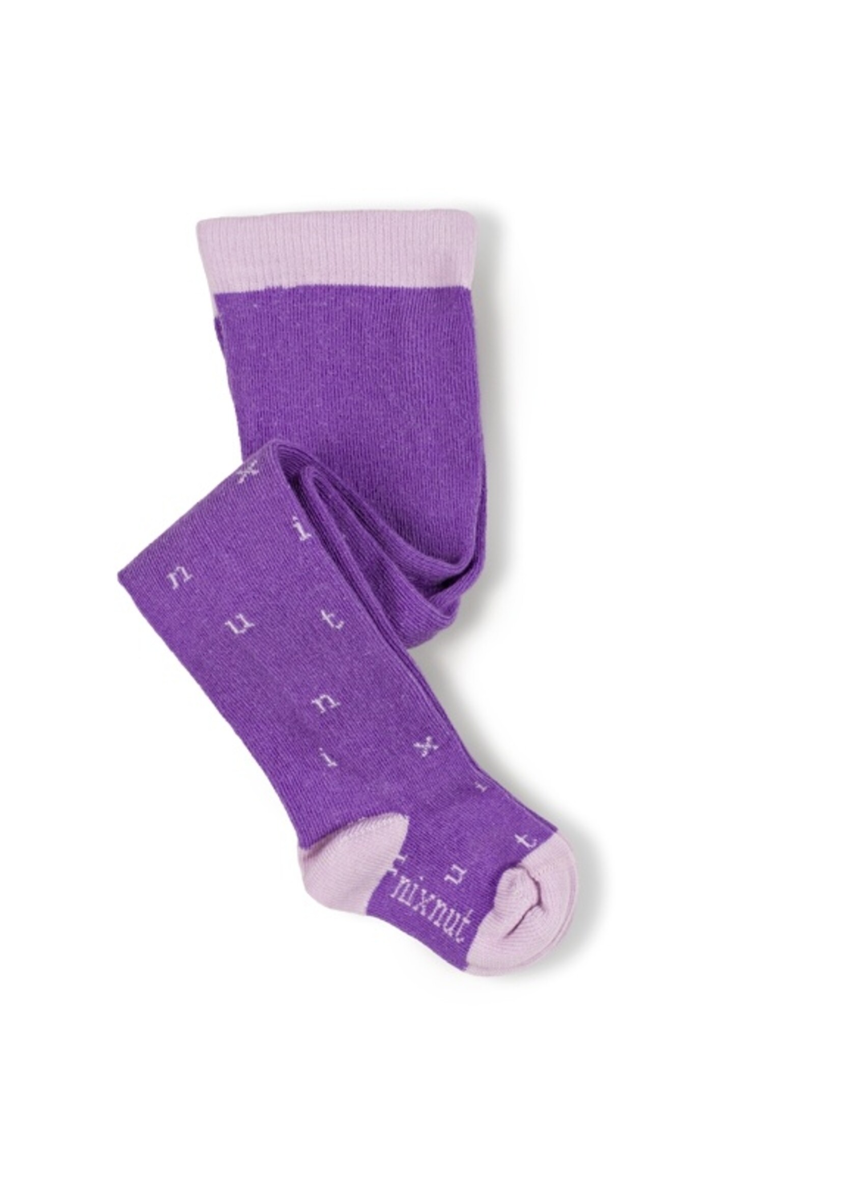 Nixnut Nixnut | Letter Tights - Purple