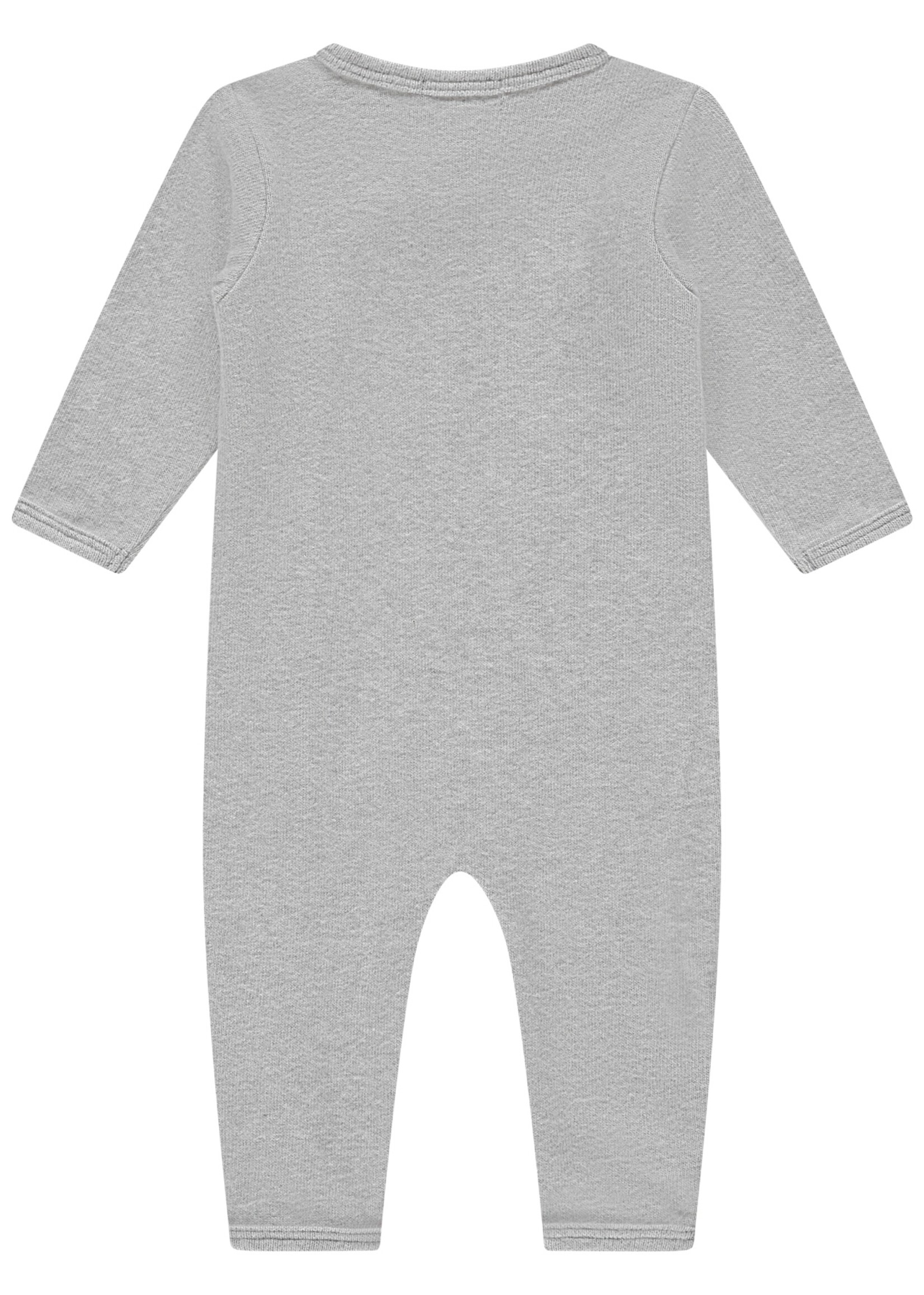 A Tiny Story A Tiny Story | baby suit long sleeve - light grey melange