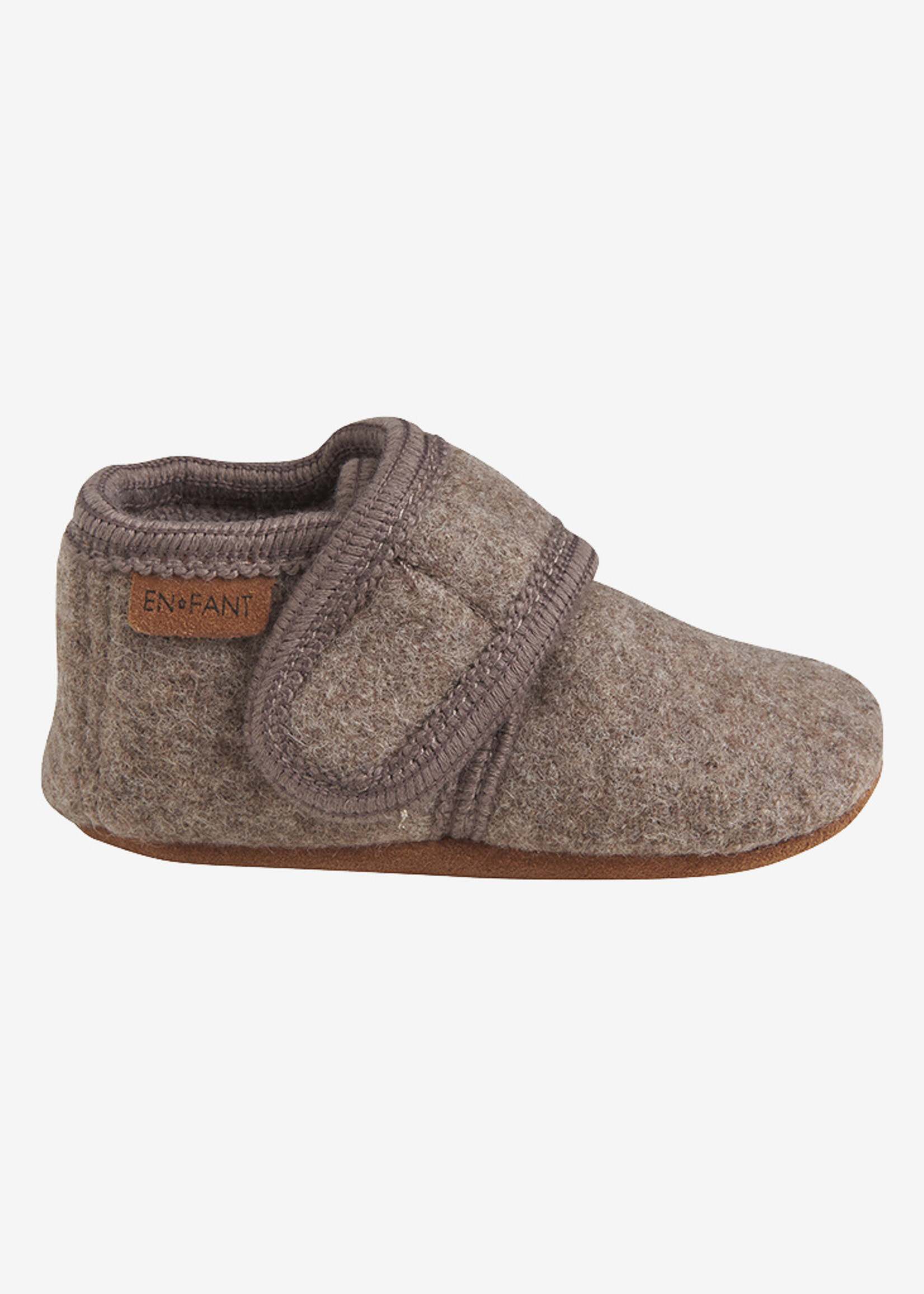 En Fant En Fant | Baby Wool slippers – Walnut