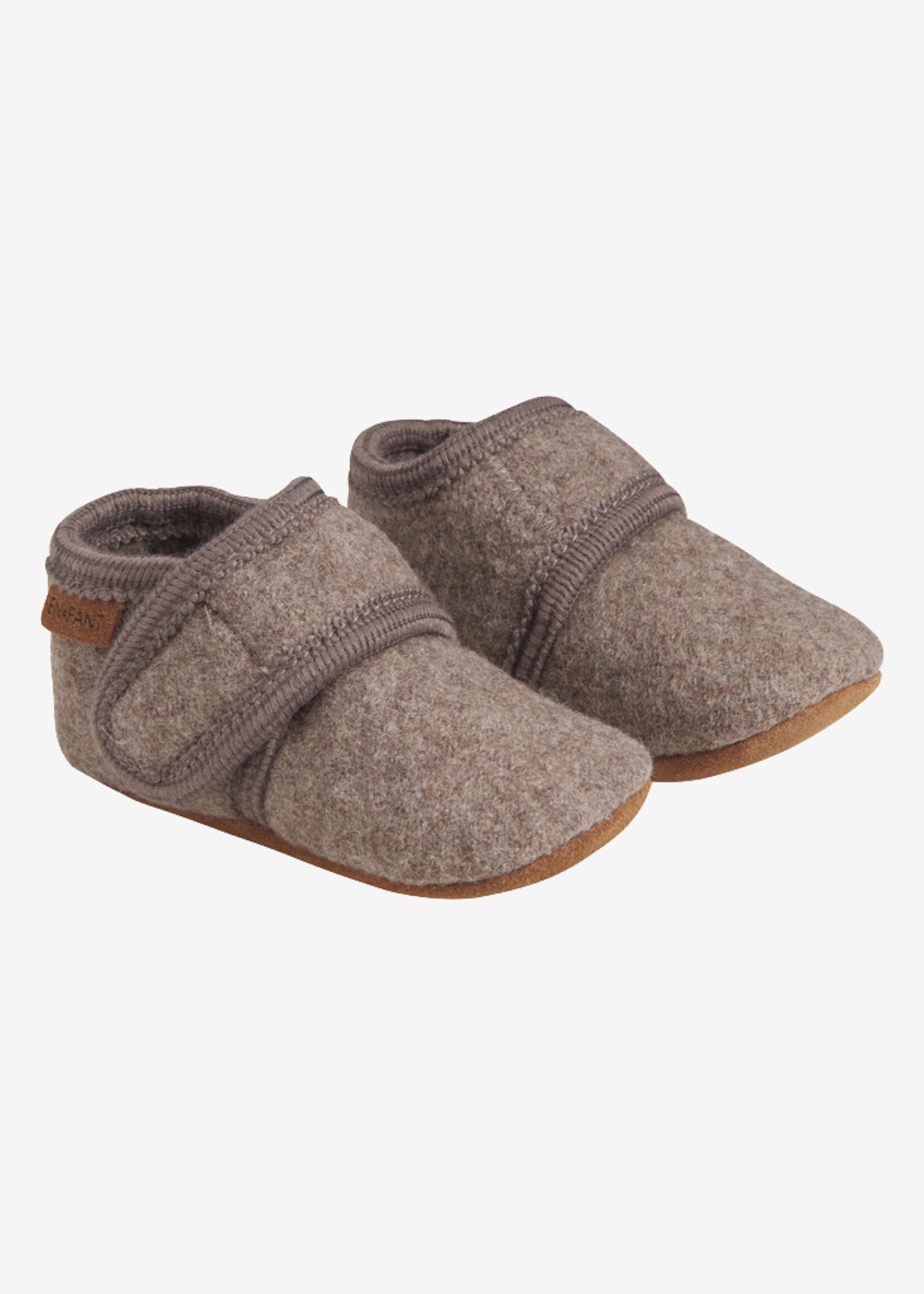 En Fant En Fant | Baby Wool slippers – Walnut