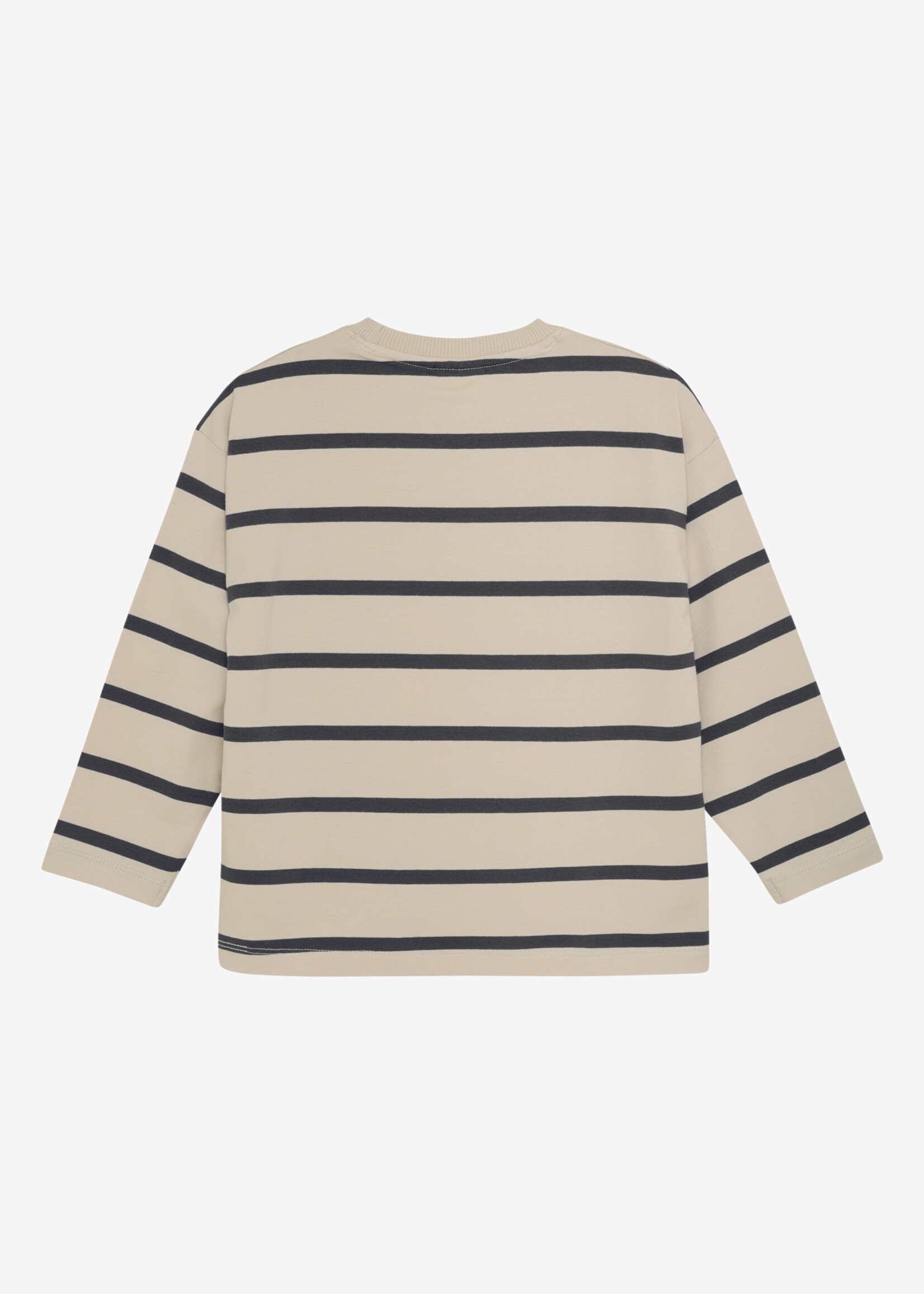 En Fant En Fant | T-shirt LS Stripe Oversize – Ebony