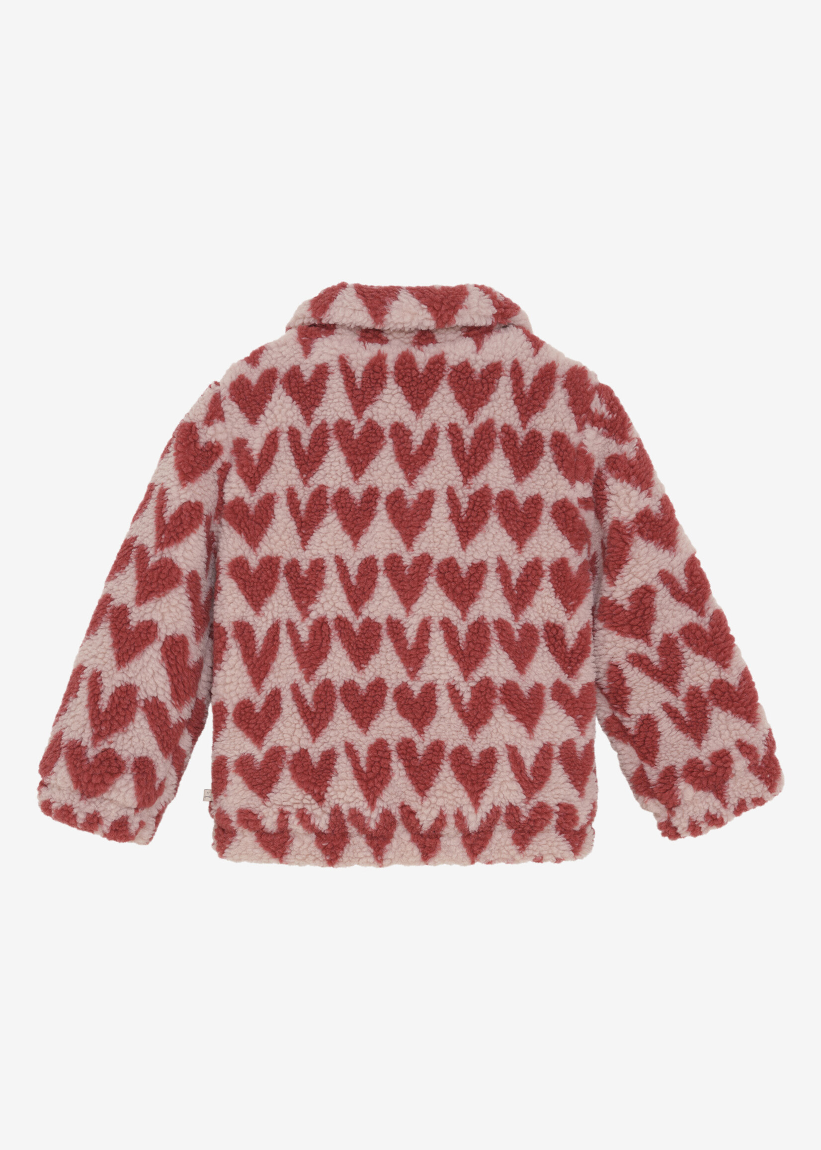 Daily7 Daily7 | Teddy Jacket Heart - Rose