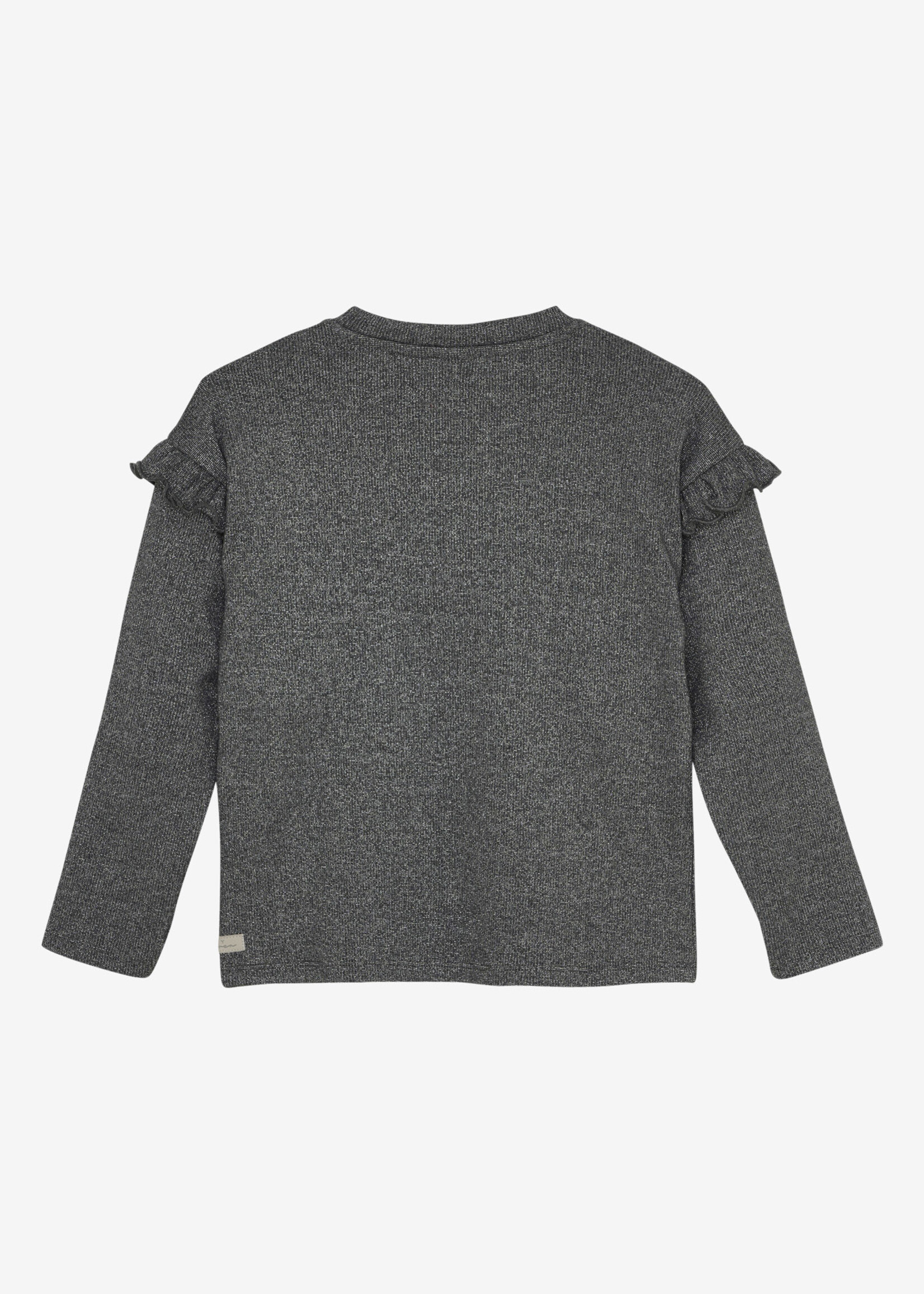 Daily7 Daily7 | T-shirt Longsleeve Ruffle - Grey