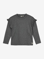 Daily7 Daily7 | T-shirt Longsleeve Ruffle - Grey