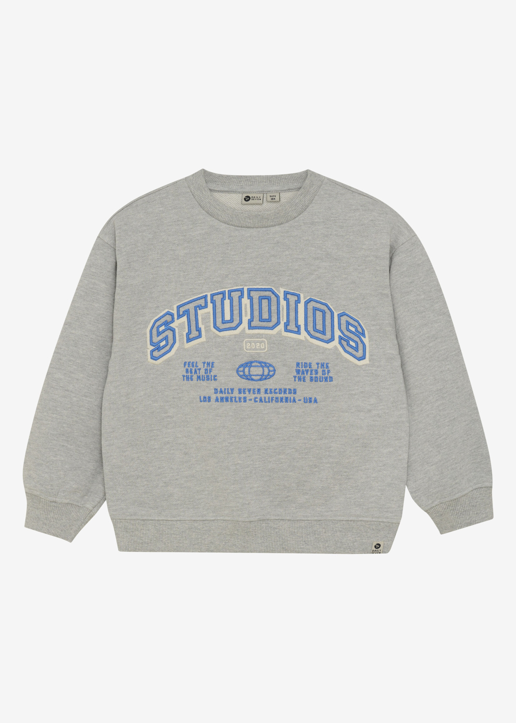 Daily7 Daily7 | Oversized Sweater Artwork - Grey