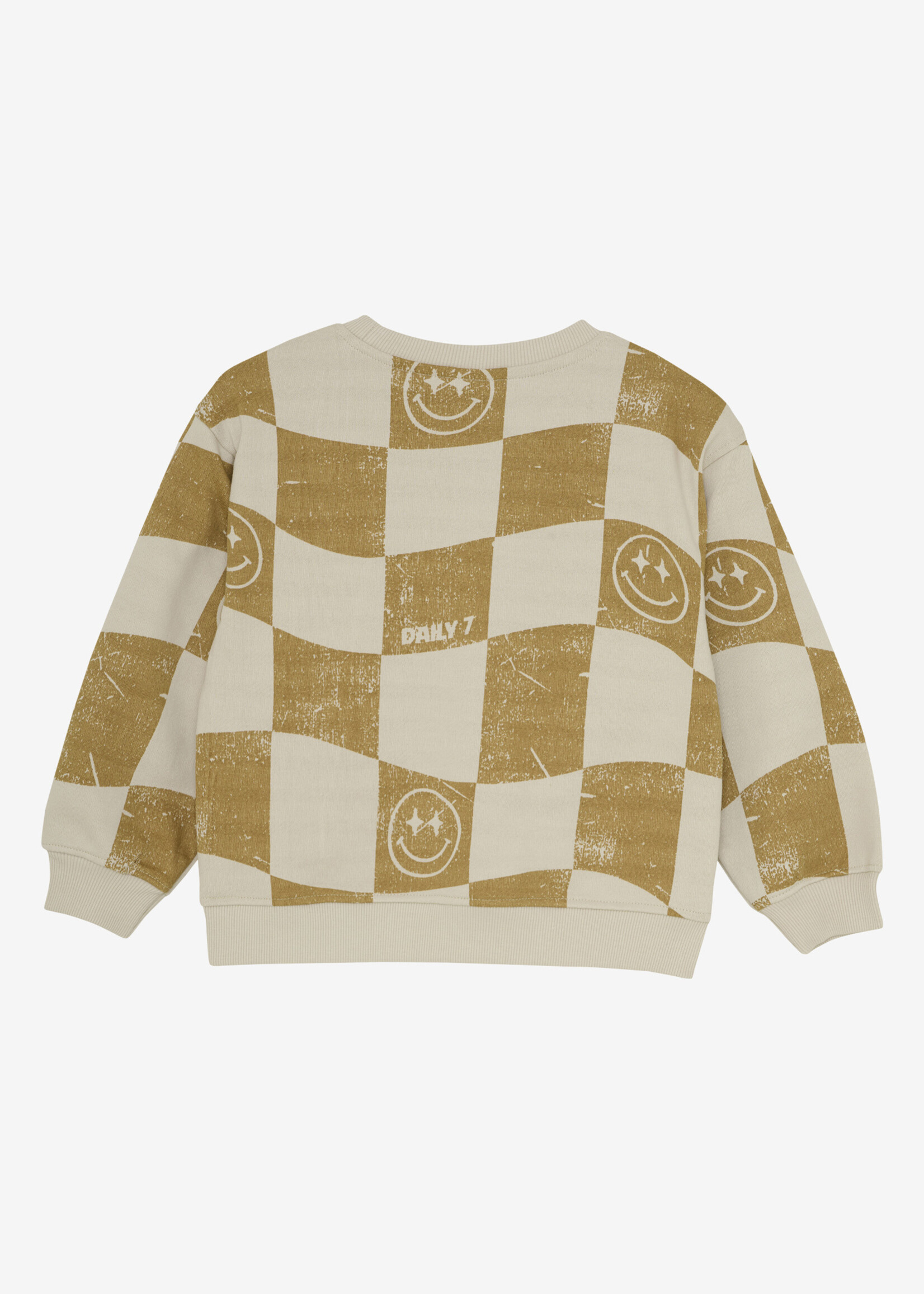 Daily7 Daily7 | Oversized Sweater Alloverprint - Sand