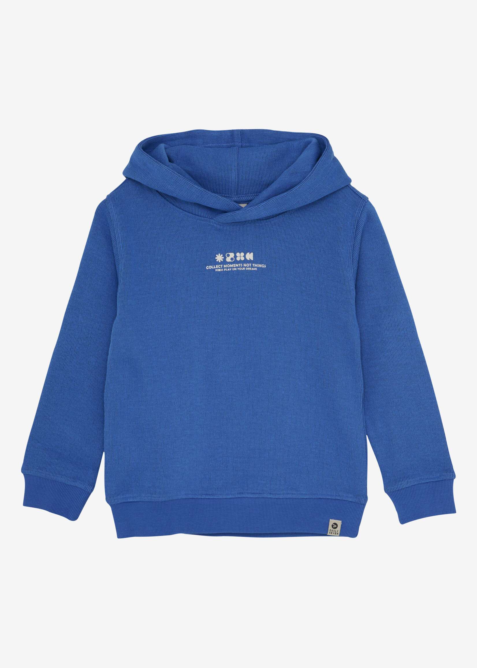 Daily7 Daily7 | Hoodie Backprint - Dusty Kobalt