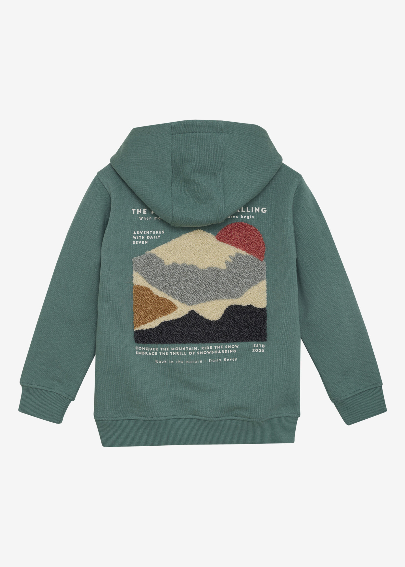 Daily7 Daily7 | Hoodie Backprint - Blue Spruce