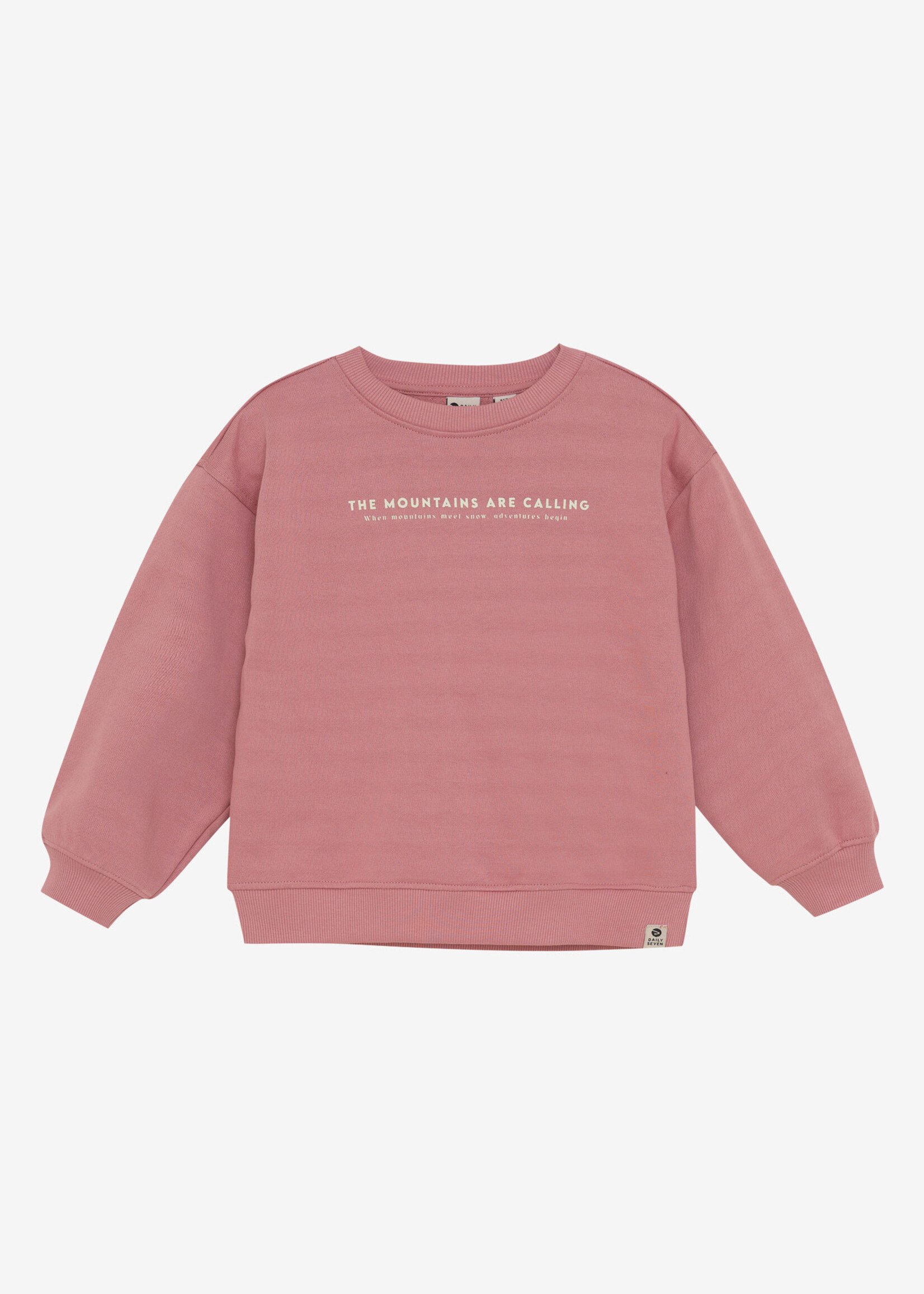 Daily7 Daily7 | Oversized Sweater Backprint - Red