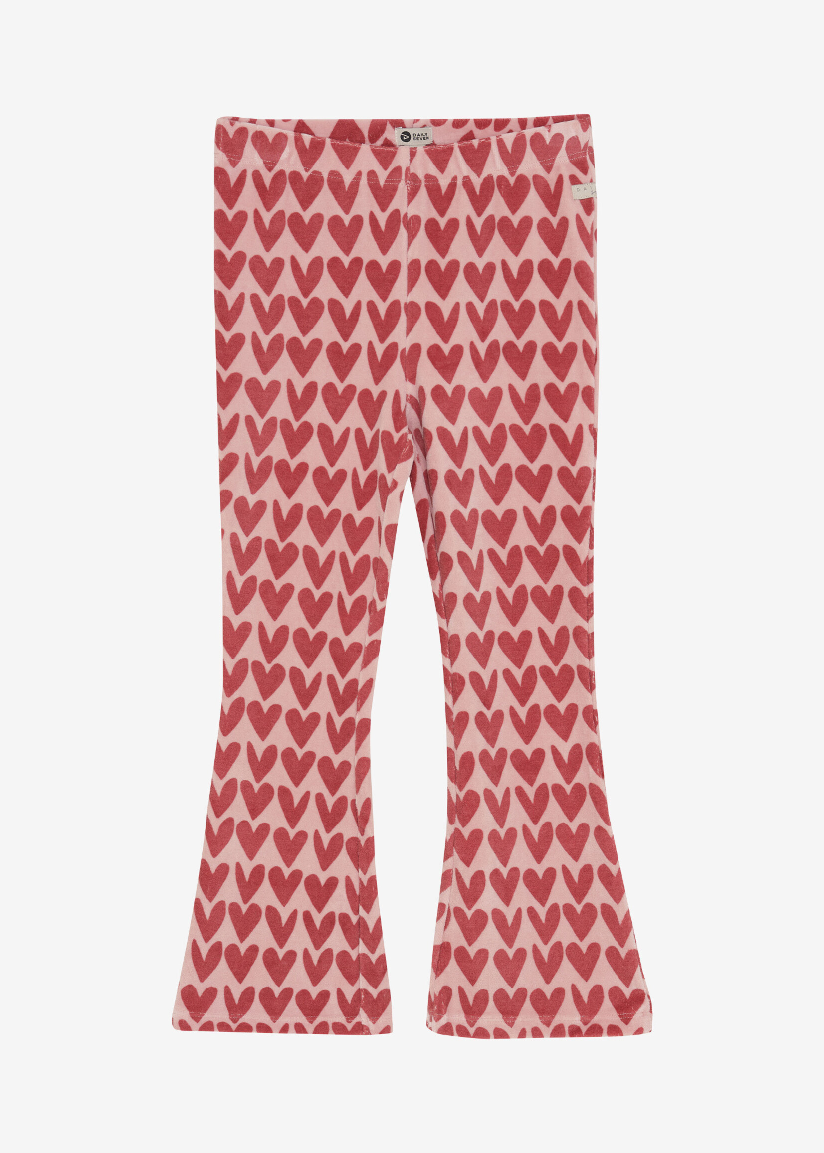 Daily7 Daily7 | Flared Heart Pants - Rose