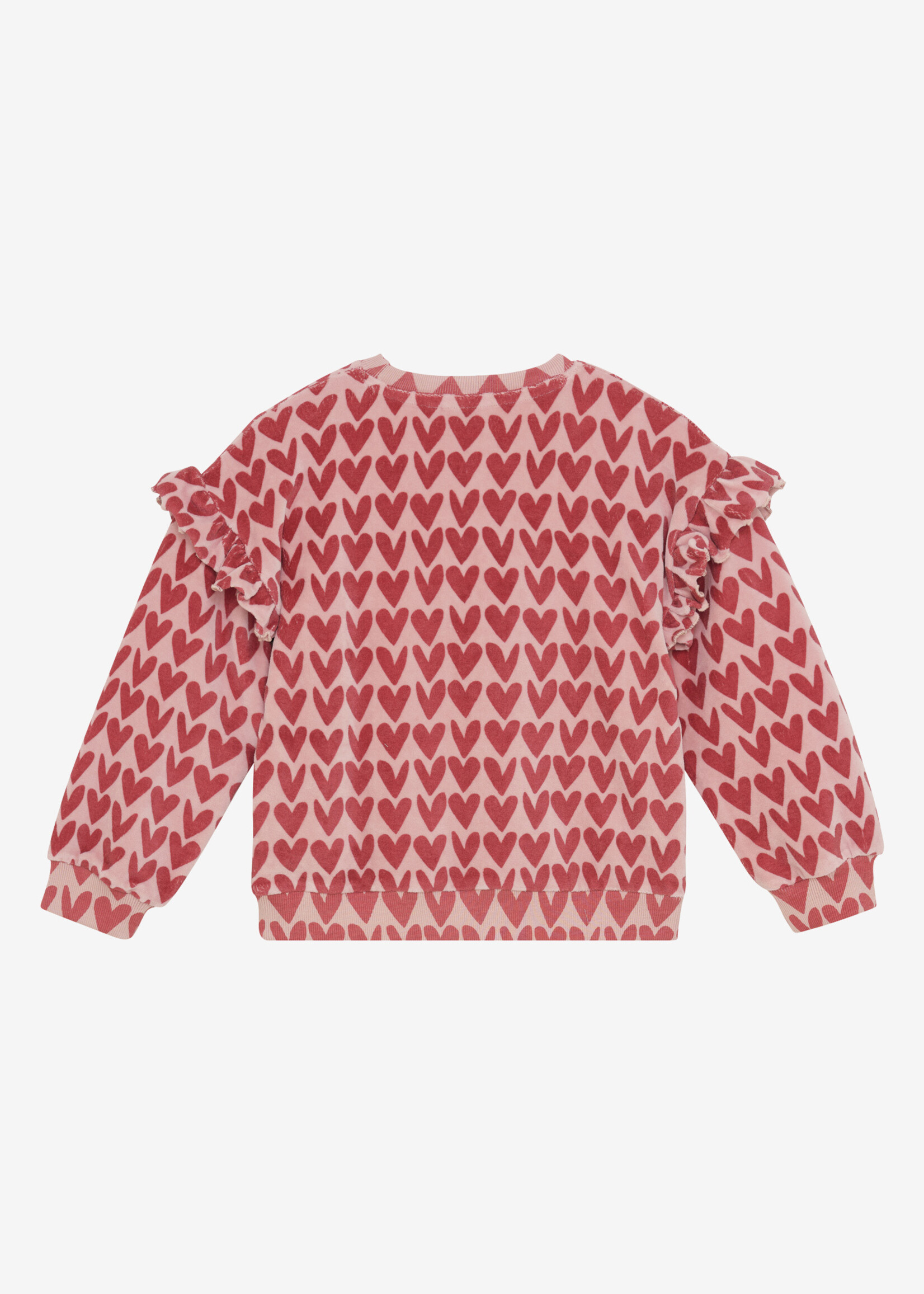 Daily7 Daily7 | Sweater Heart Print - Rose