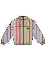 Mini Rodini MINI RODINI | Clover emb half zip sweatshirt - Multi