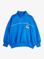 Mini Rodini MINI RODINI | Ritzratz patch half zip sweatshirt - Blue
