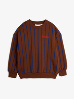 Mini Rodini MINI RODINI | VERTICAL STRIPE AOP SWEATSHIRT - Brown