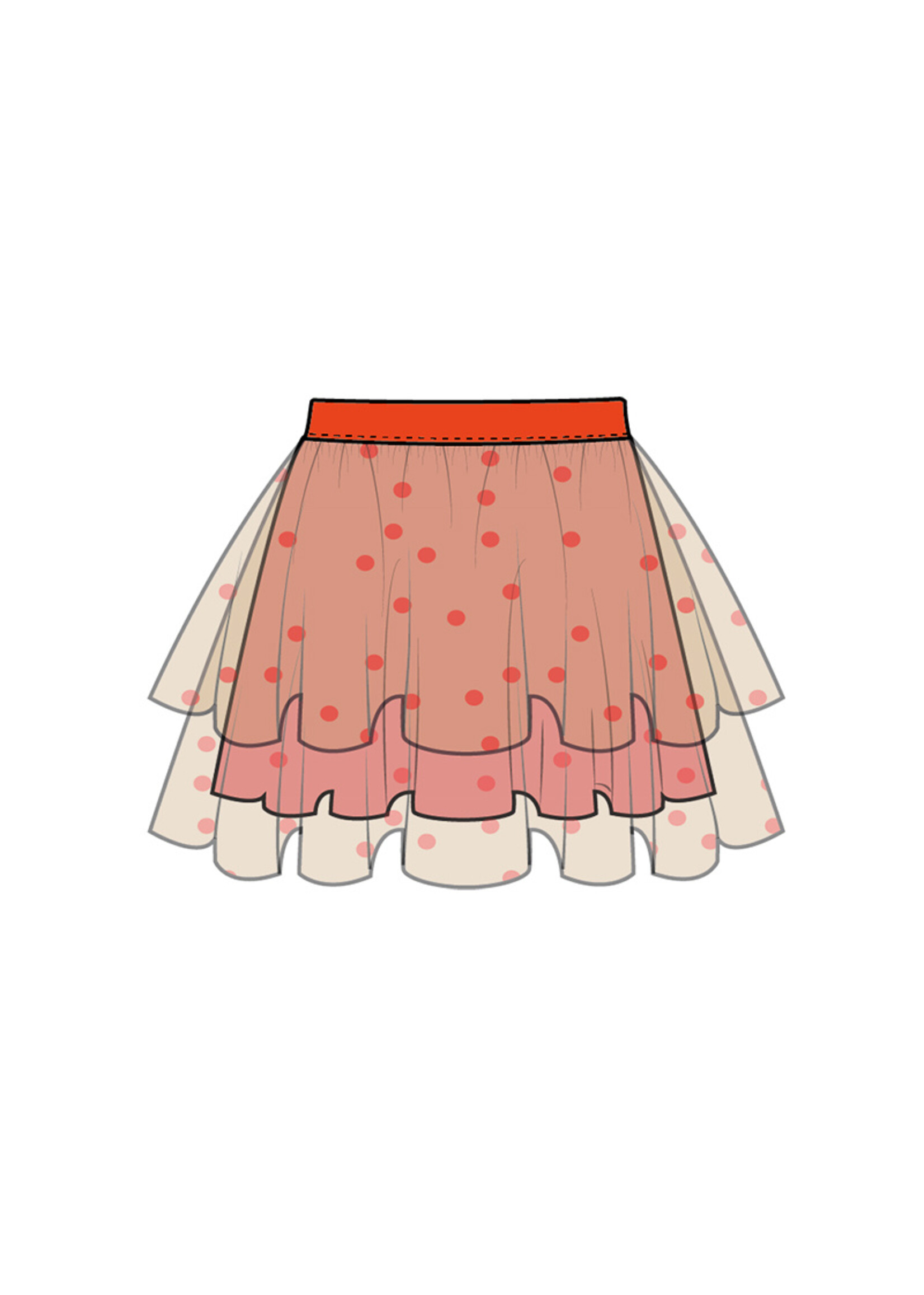Mini Rodini MINI RODINI | Dotted tulle skirt