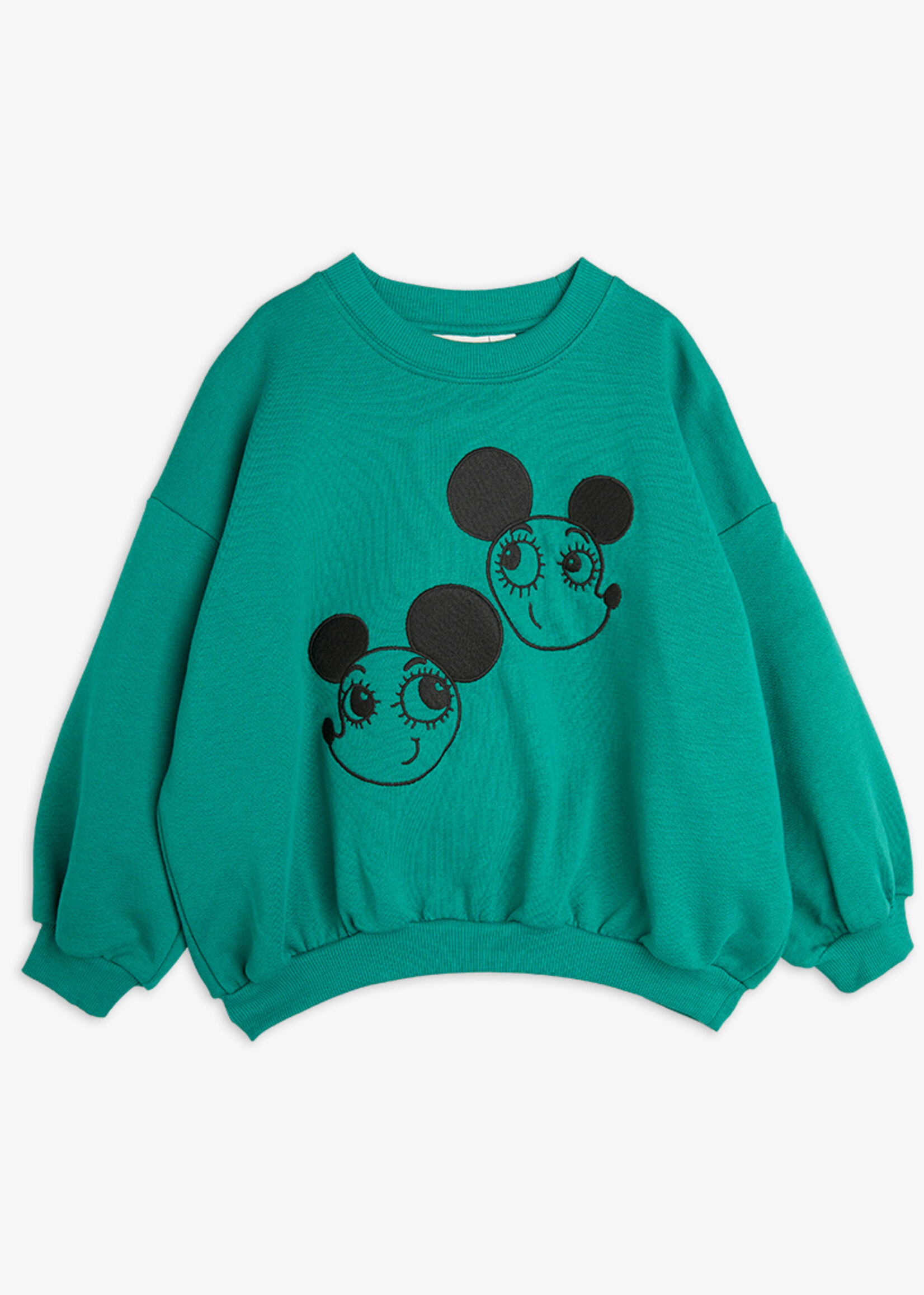 Mini Rodini MINI RODINI | Ritzratz emb sweatshirt – Green
