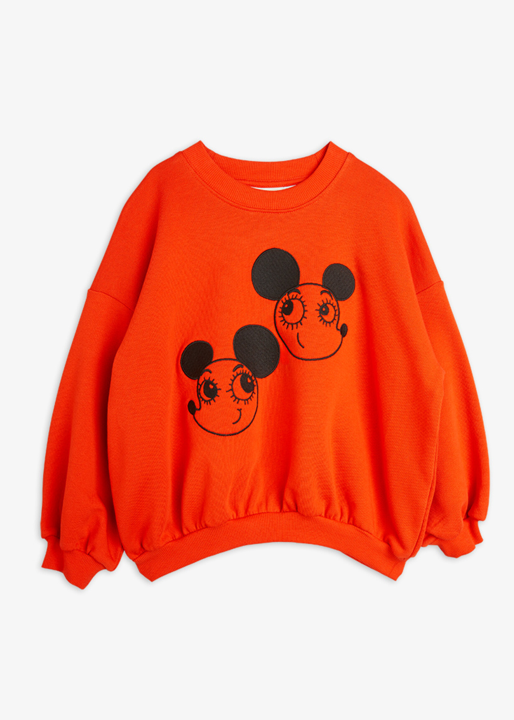 Mini Rodini MINI RODINI | Ritzratz emb sweatshirt – Red