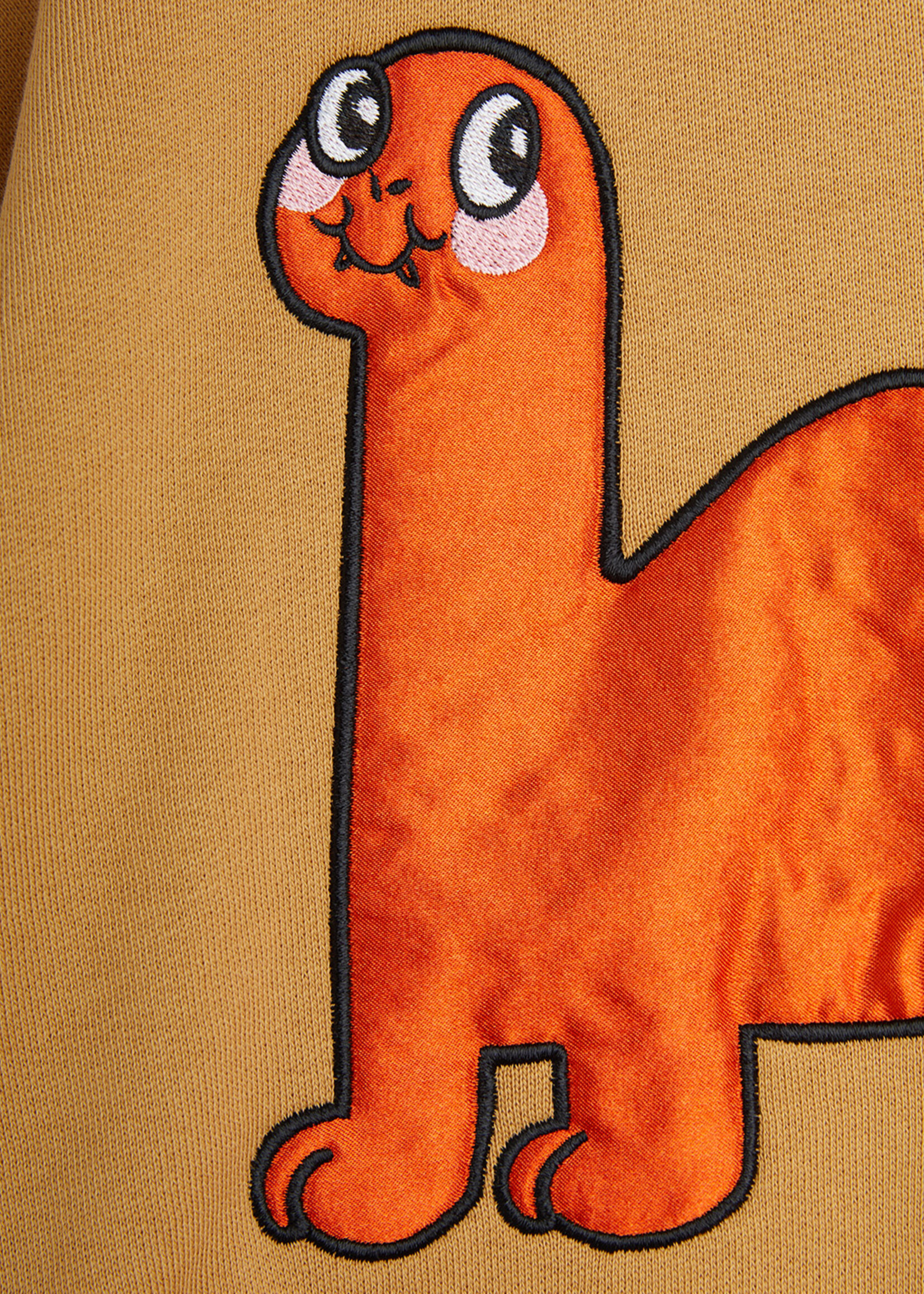 Mini Rodini MINI RODINI | Dino application red sweatshirt
