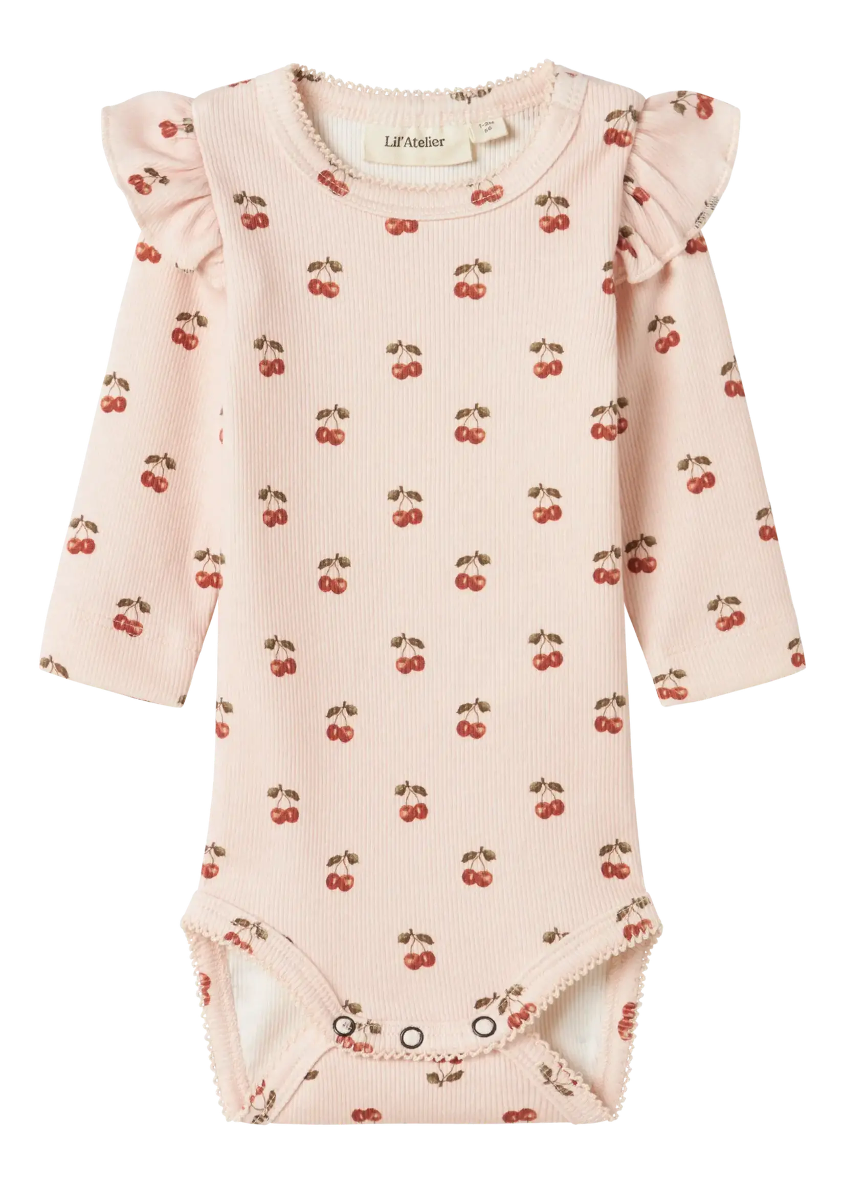Lil' Atelier Lil' Atelier | NBFLAVO EVE LS SLIM BODY LIL NOOS - Silver Peony