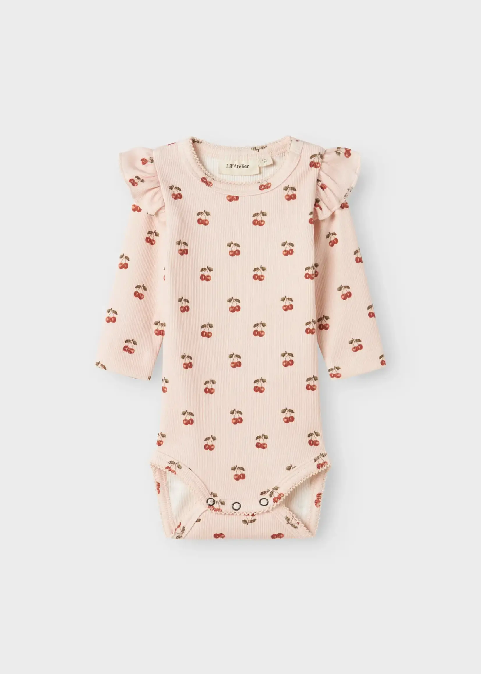 Lil' Atelier Lil' Atelier | NBFLAVO EVE LS SLIM BODY LIL NOOS - Silver Peony