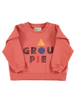 Piupiuchick Piupiuchick | Sweatshirt - Pink w. groupie print