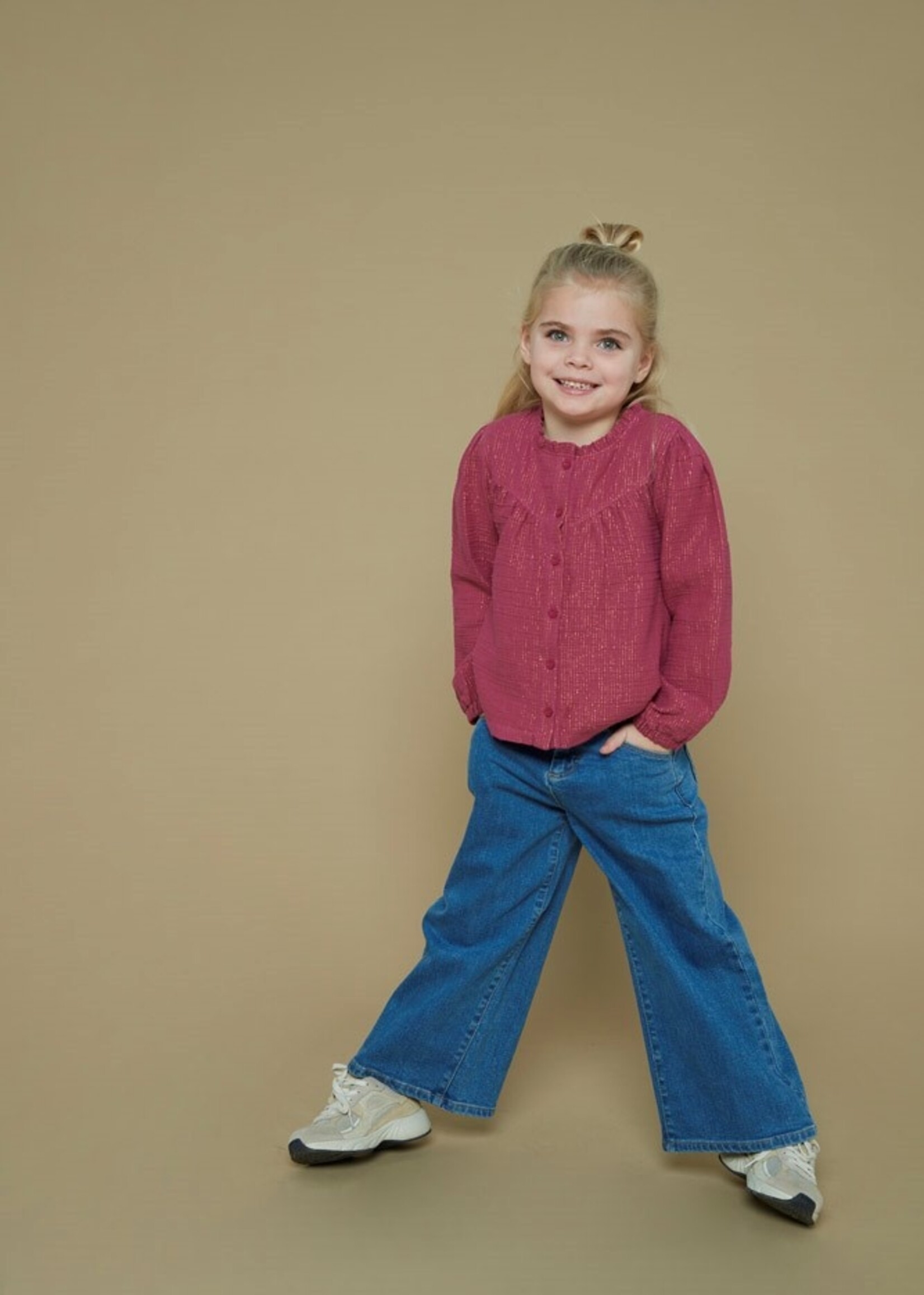 Jubel Jubel | Jeans wide leg - Winter Denims - m.Blauw denim