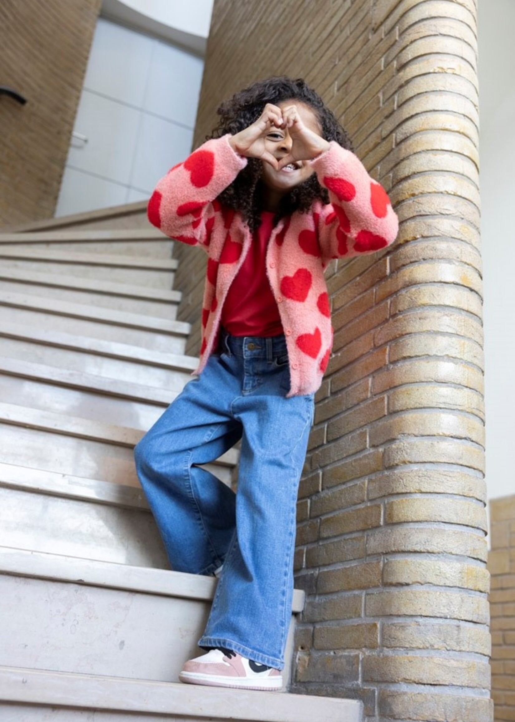 Jubel Jubel | Jeans wide leg - Winter Denims - m.Blauw denim