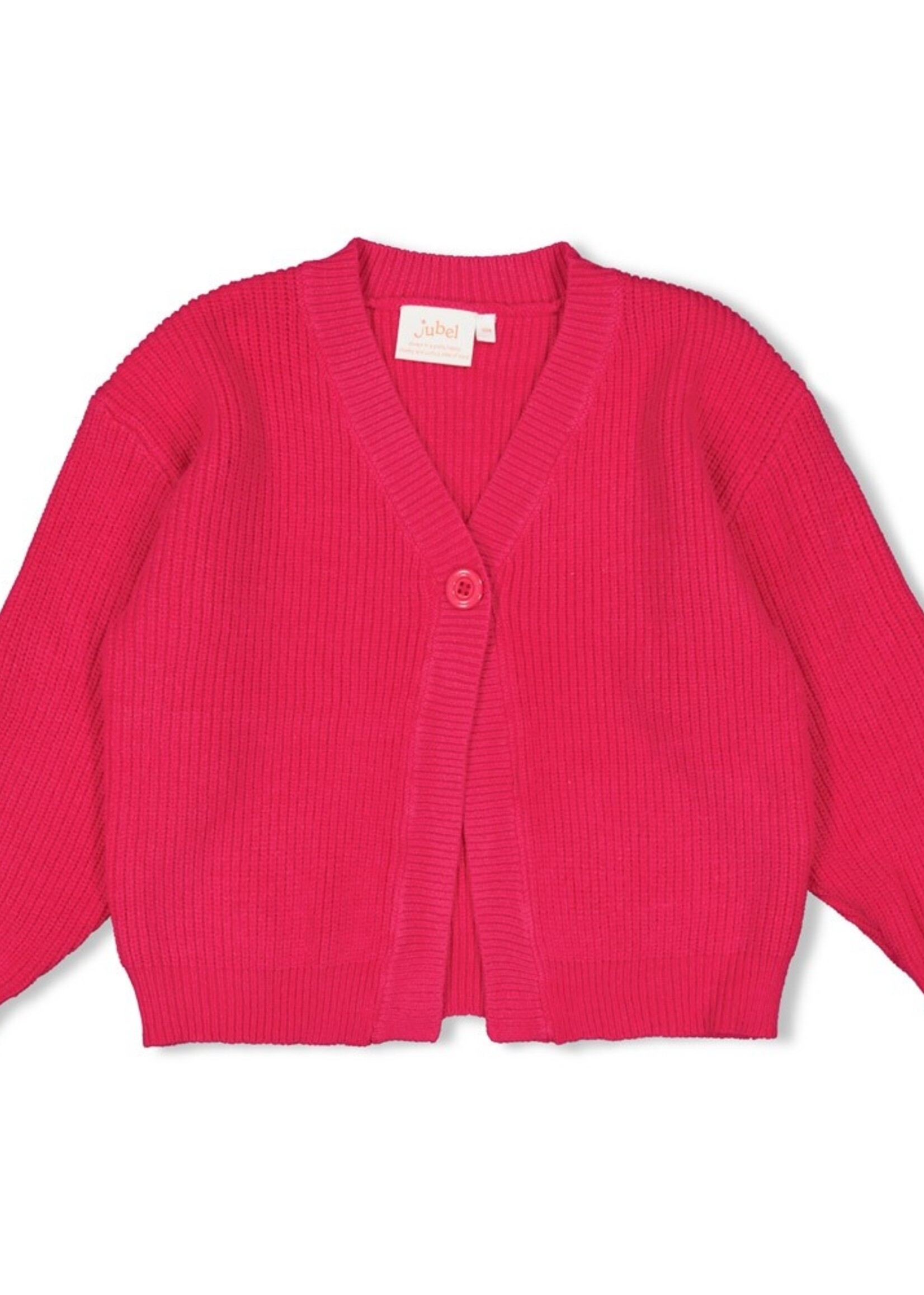 Jubel Jubel | Vest gebreid - Shine Bright - Roze