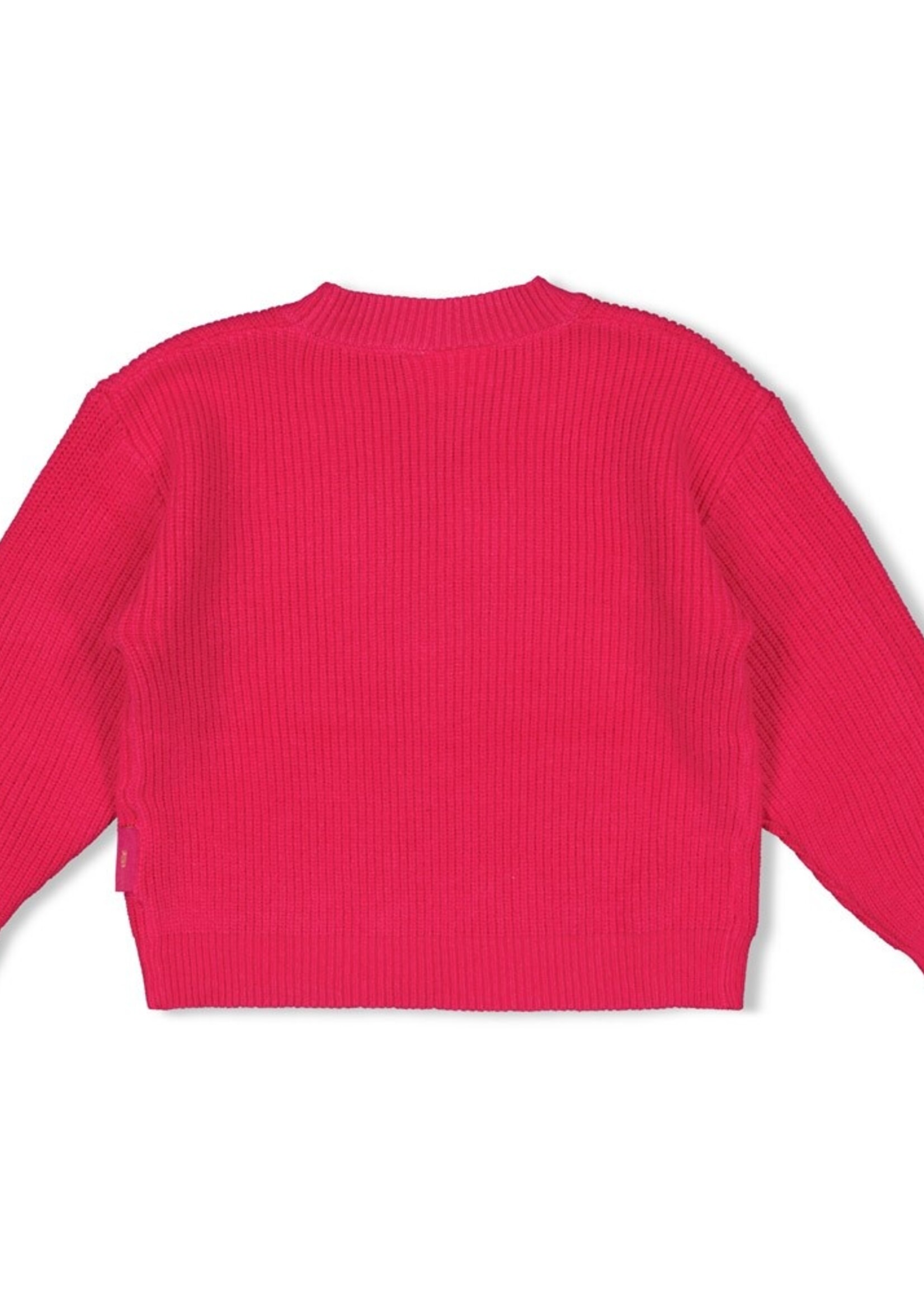 Jubel Jubel | Vest gebreid - Shine Bright - Roze