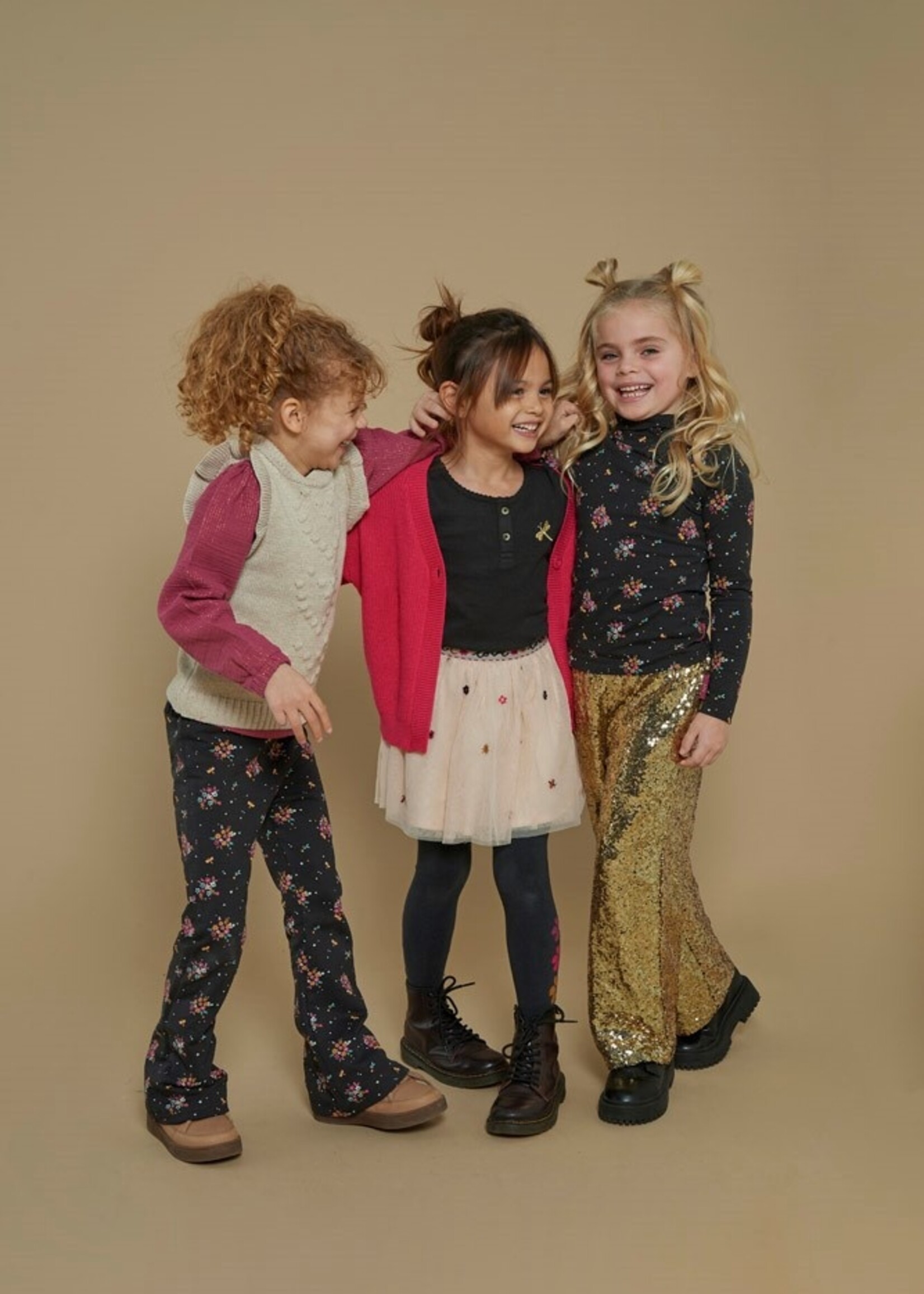 Jubel Jubel | Vest gebreid - Shine Bright - Roze