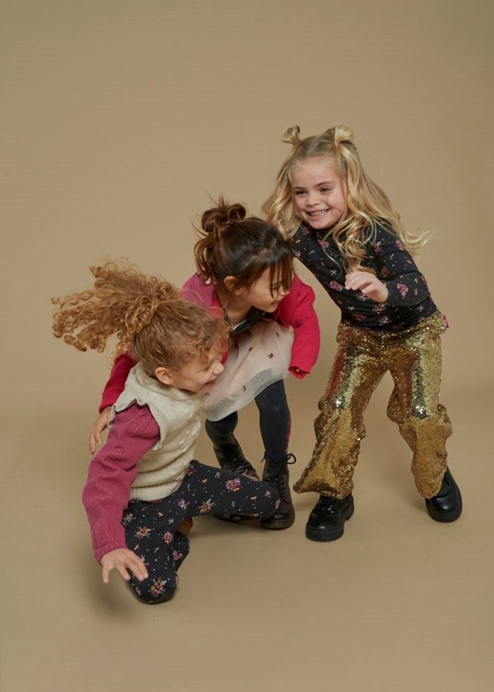 Jubel Jubel | Vest gebreid - Shine Bright - Roze